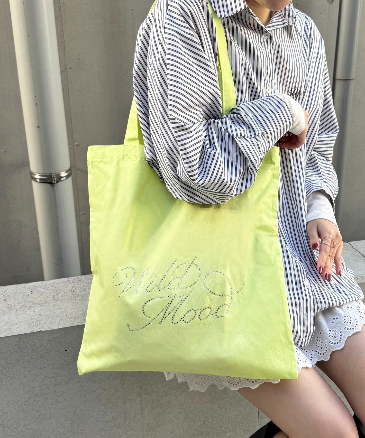 Lattice(ラティス) キラキラストーントートバッグ