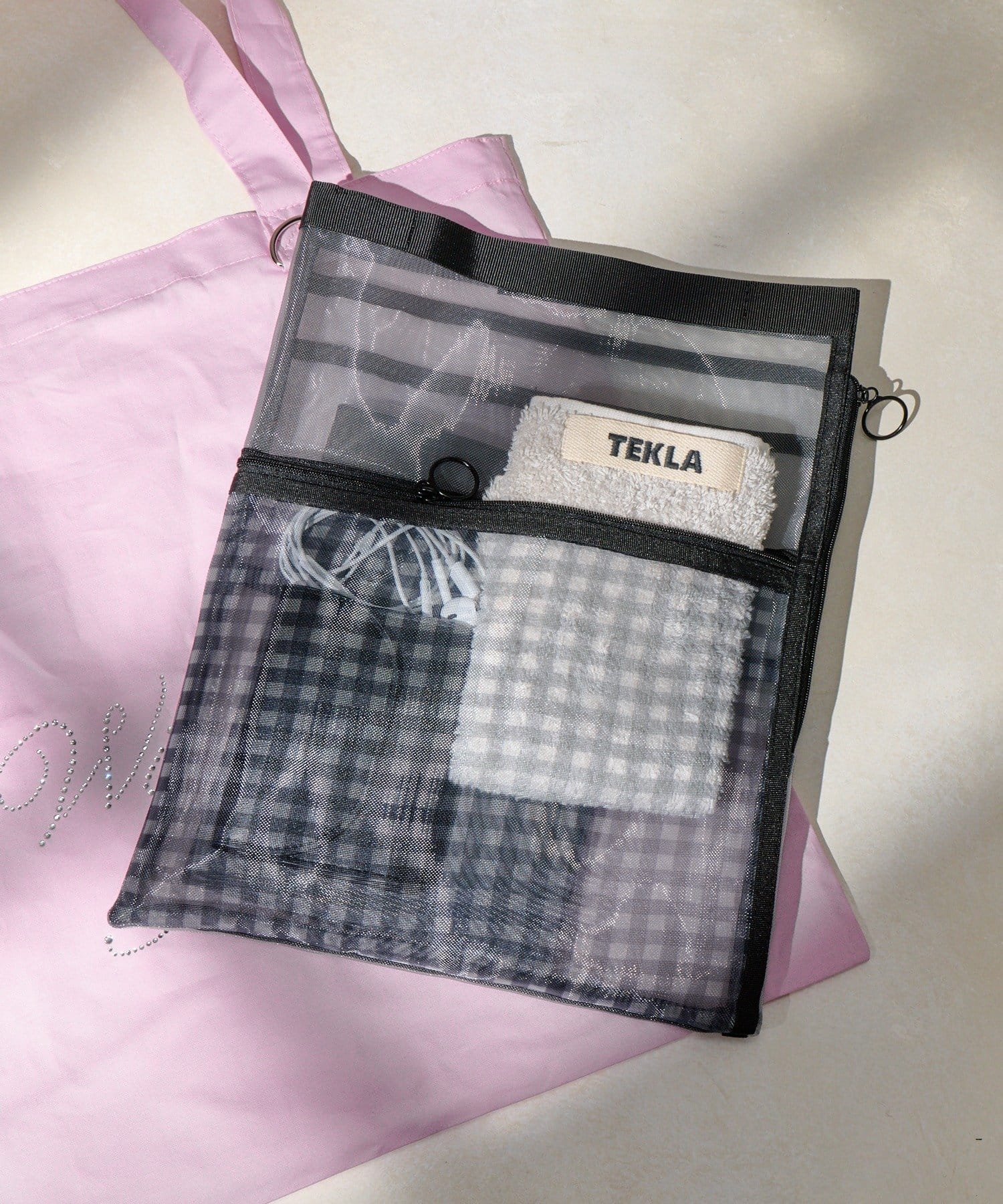 Lattice(ラティス) 【1/19 11:00~予約発売開始】チェックメッシュバッグインバッグ