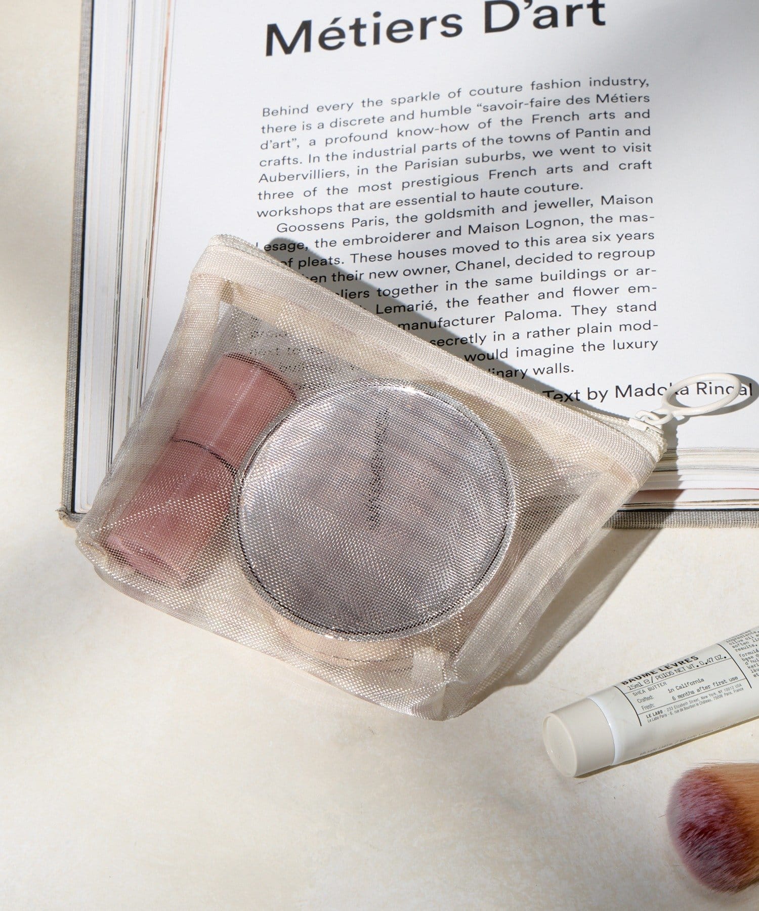 Lattice(ラティス) 【1/19 11:00~予約発売開始】チェックメッシュポーチ