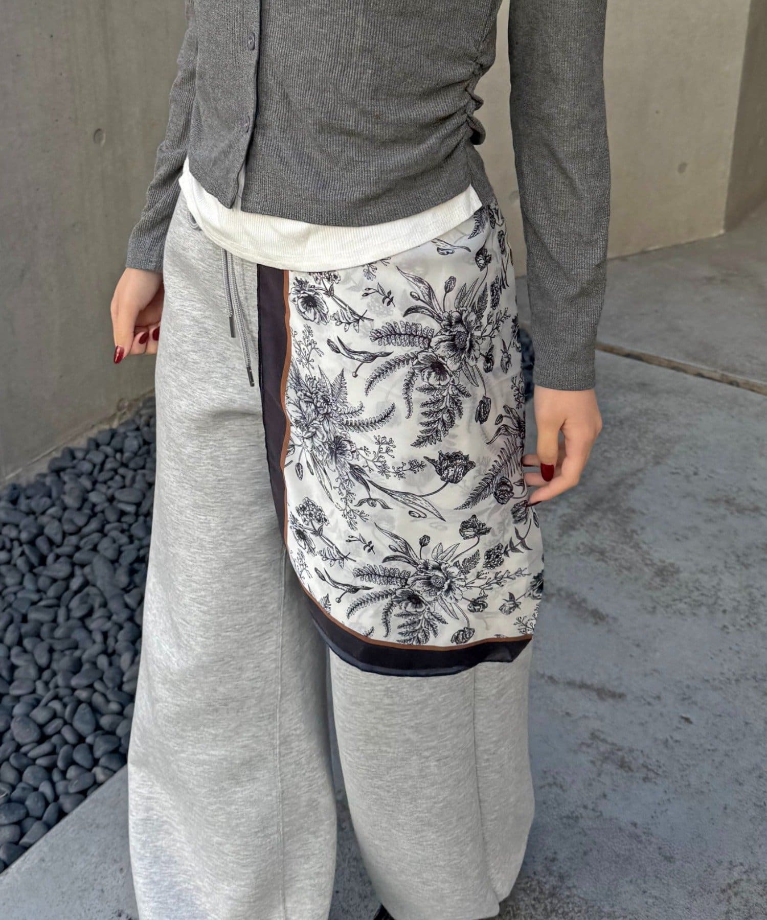 Lattice(ラティス) 【WEB限定】 フラワースカーフ