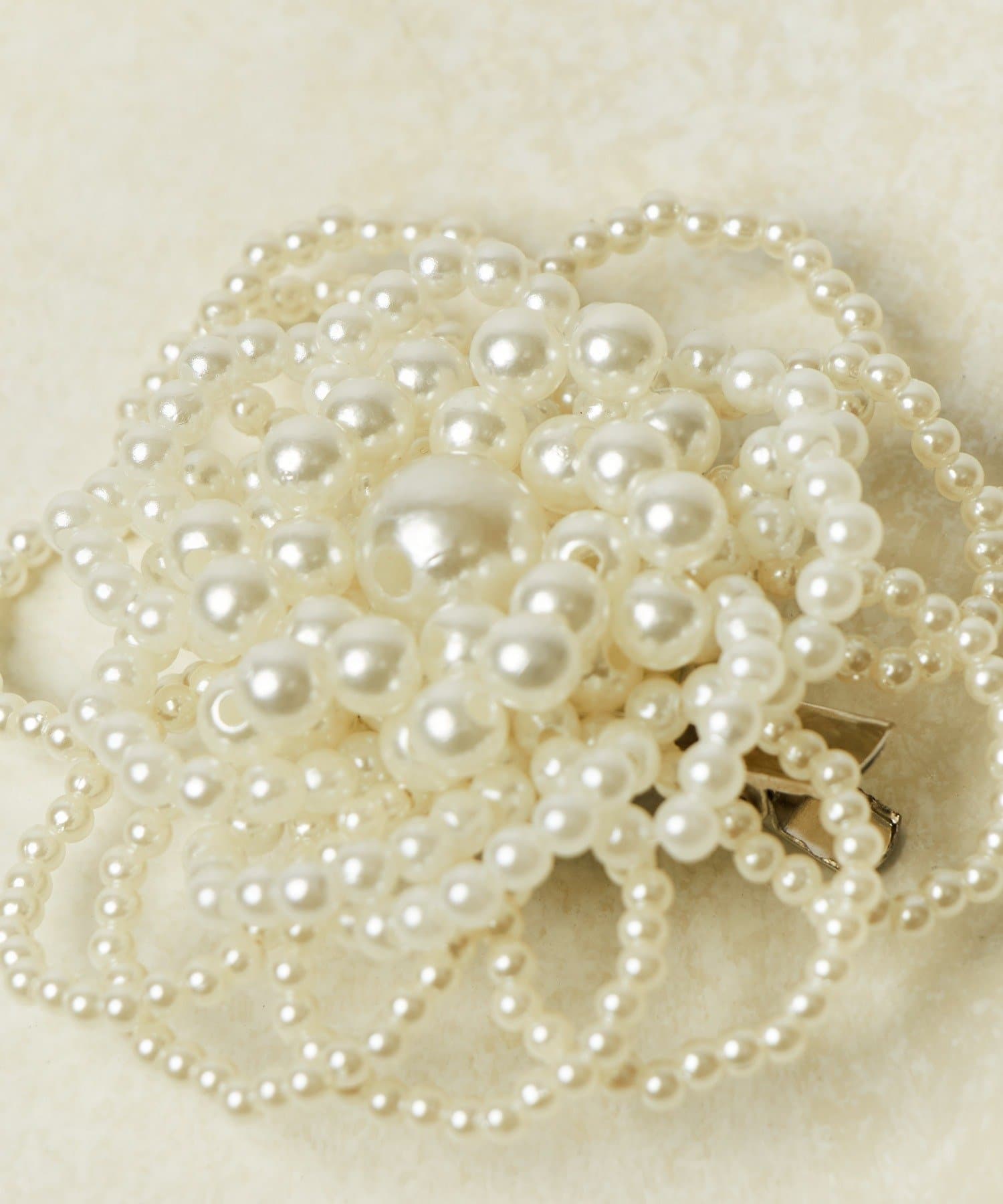 Lattice(ラティス) 【オケージョン】パールフラワーコサージュ