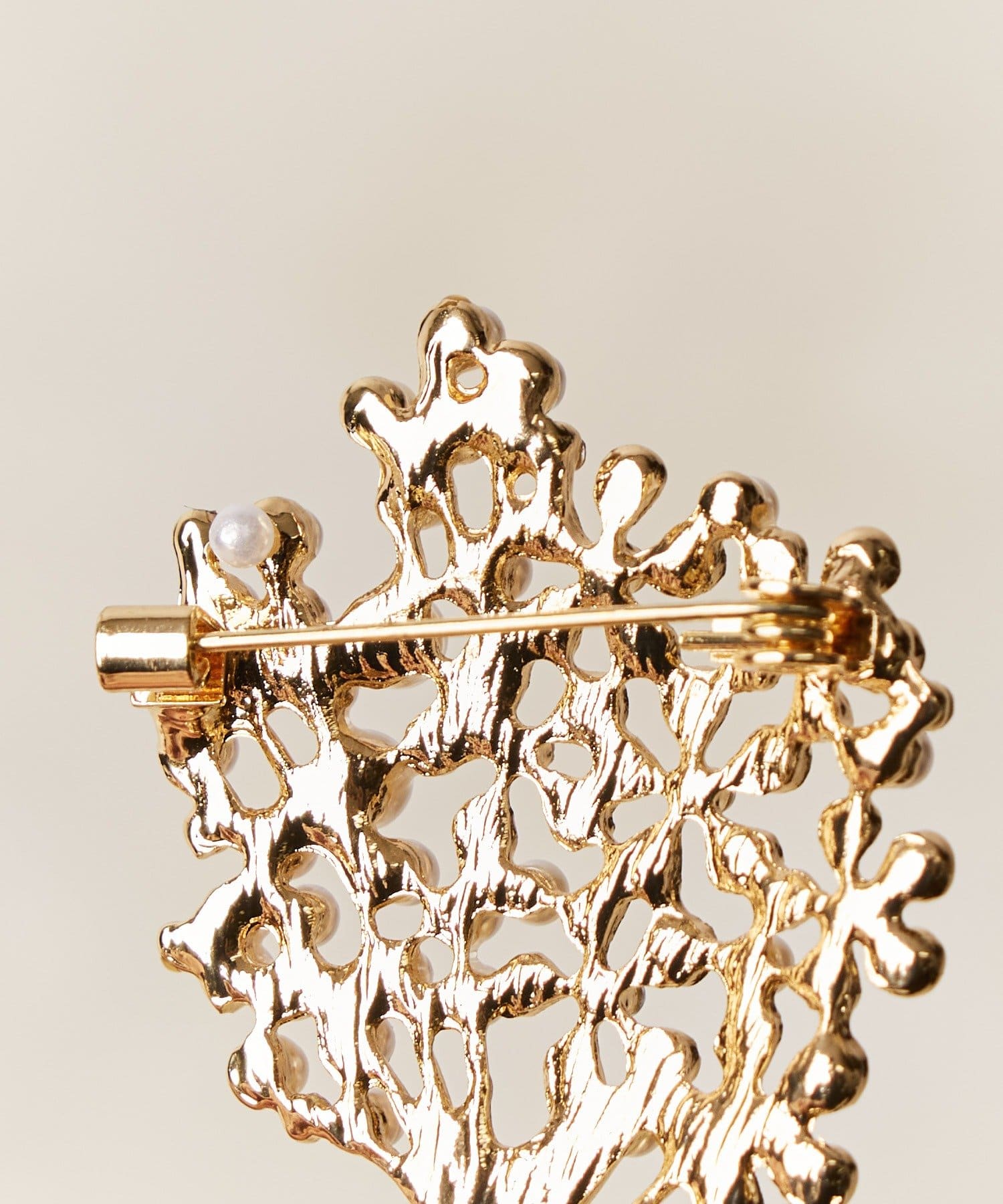 Lattice(ラティス) 【オケージョン】パールフラワーブローチ