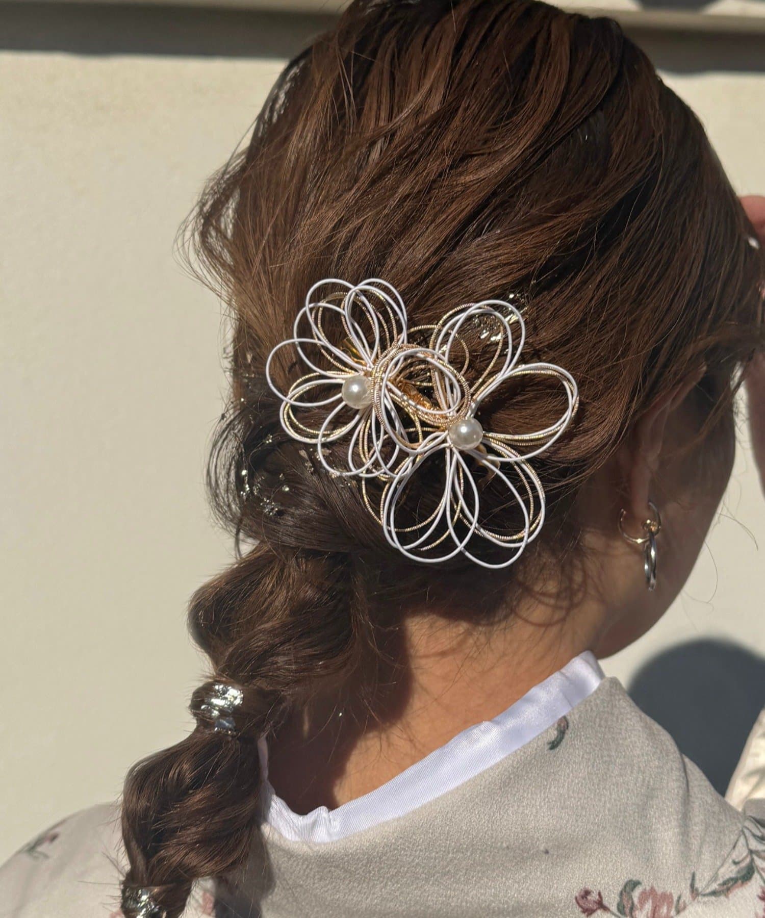 Lattice(ラティス) 【和装におすすめ/オケージョン】フラワー水引きコーム