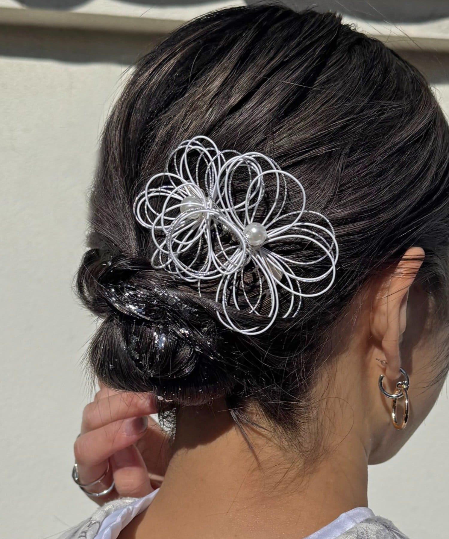 Lattice(ラティス) 【和装におすすめ/オケージョン】フラワー水引きコーム