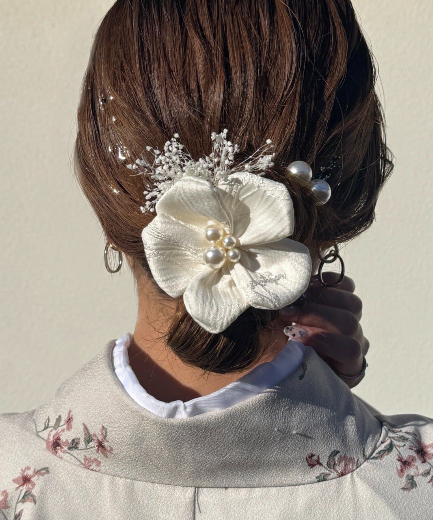 Lattice(ラティス) 【和装におすすめ/オケージョン】フラワークリップ/Uピンセット(4P)