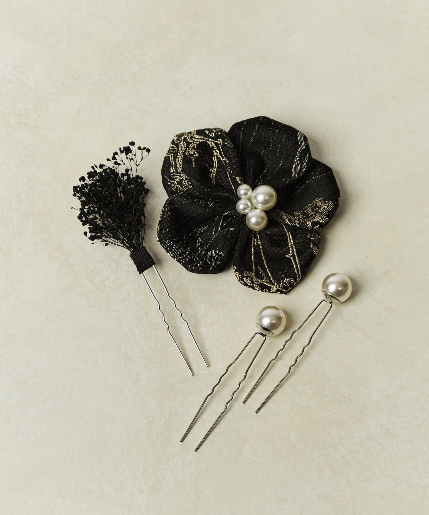 Lattice(ラティス) 【和装におすすめ/オケージョン】フラワークリップ/Uピンセット(4P)