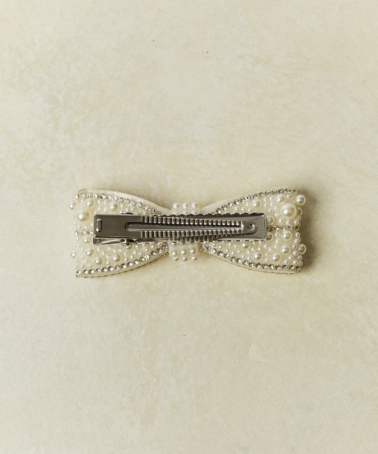 Lattice(ラティス) 【オケージョン】パールリボンクリップ