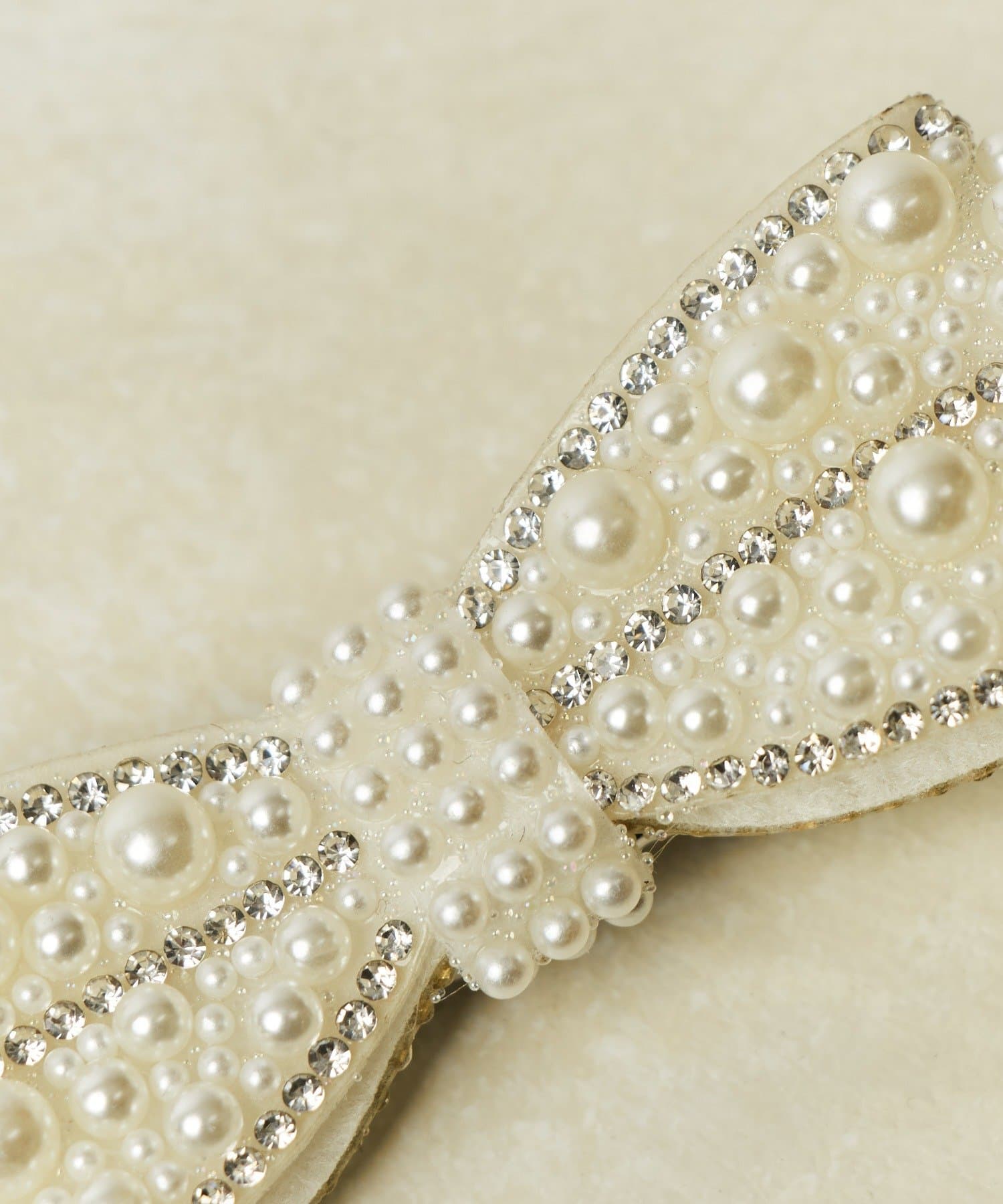 Lattice(ラティス) 【オケージョン】パールリボンクリップ