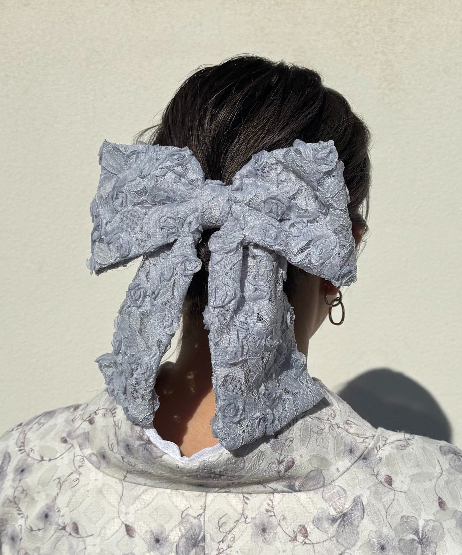 Lattice(ラティス) 【和装におすすめ/オケージョン】レースビッグリボンバレッタ