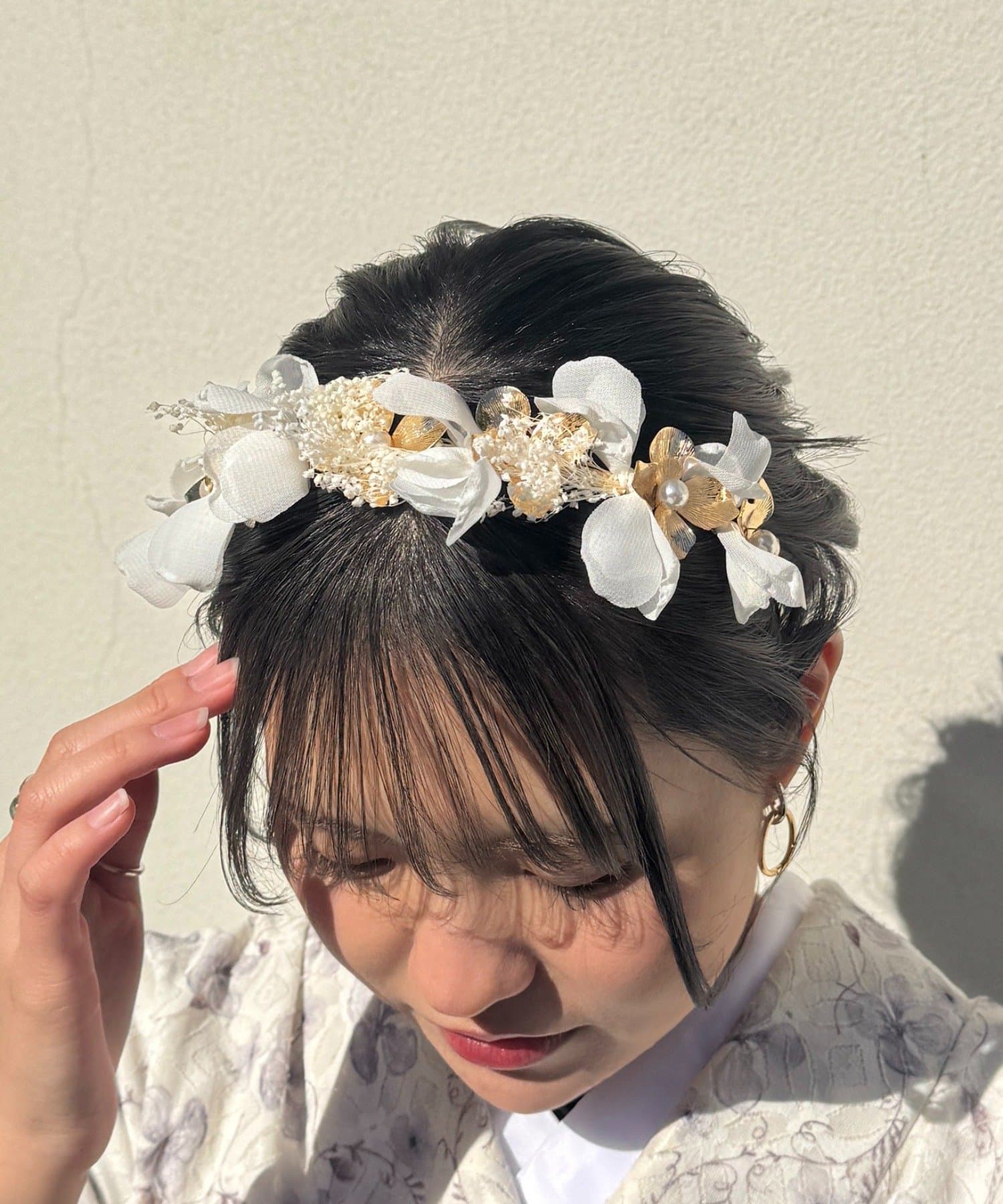 Lattice(ラティス) 【和装におすすめ/オケージョン】ボリュームフラワーカチューシャ