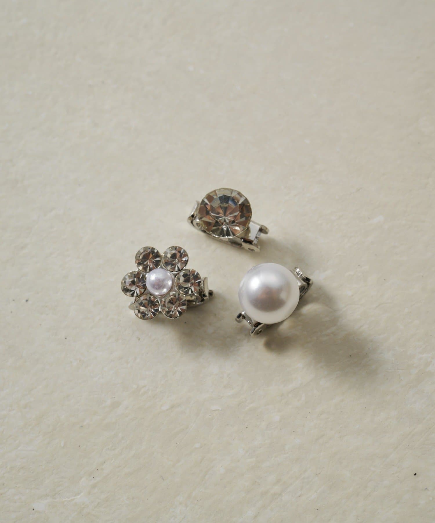 Lattice(ラティス) 【オケージョン】ビジューフラワーミニクリップセット(9P)