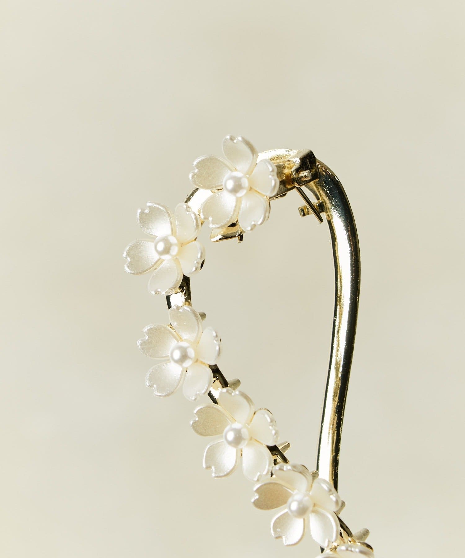 Lattice(ラティス) 【オケージョン】フラワーパールバレッタ