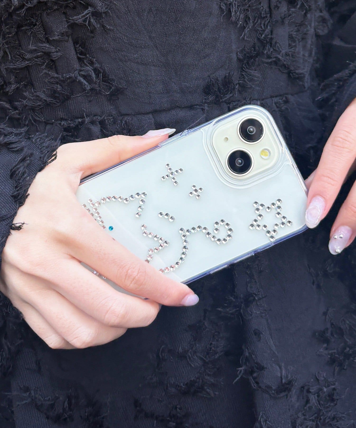 Lattice(ラティス) ストーンデザインスマホケース(iPhone13/14/15)