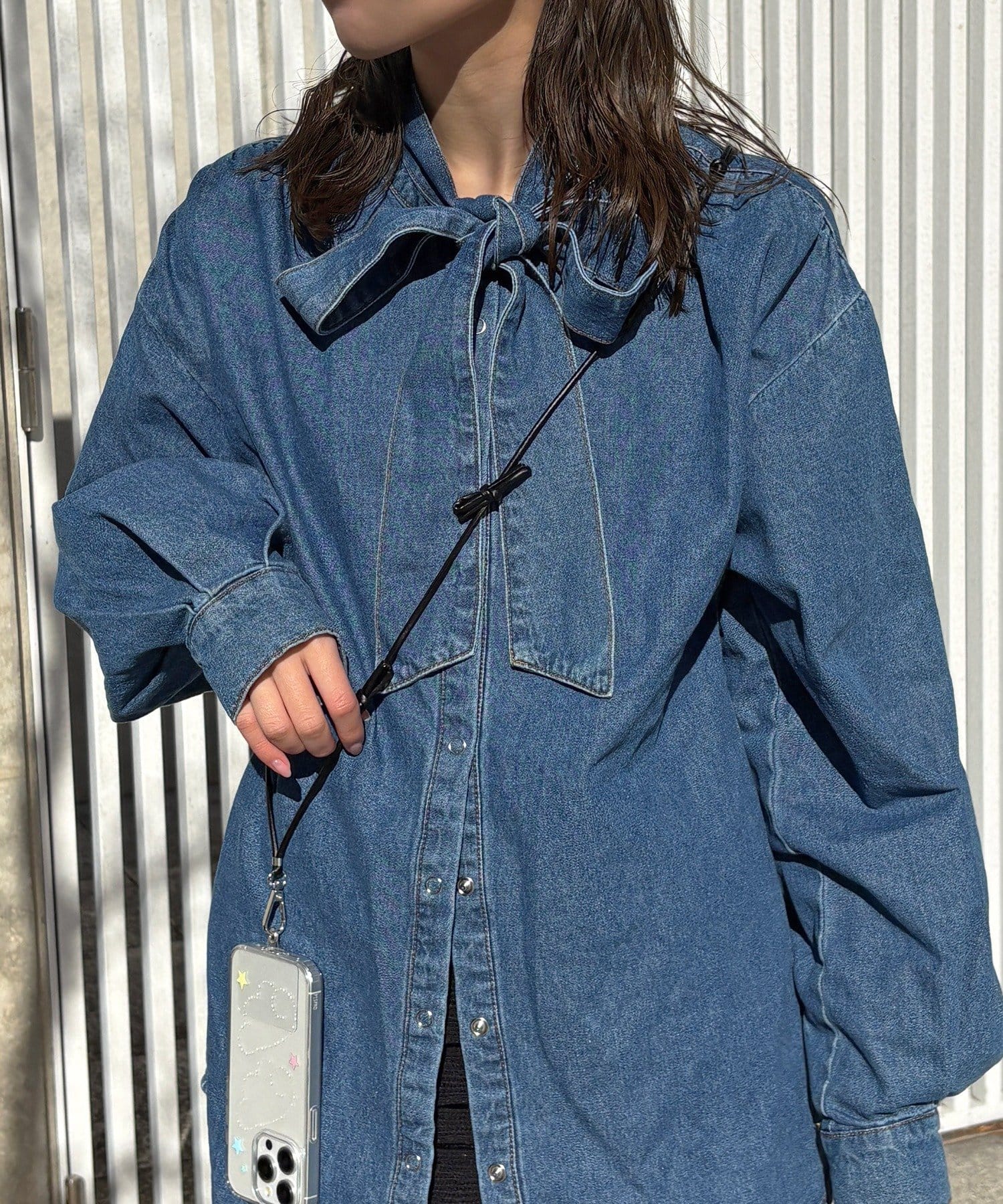 Lattice(ラティス) エコレザーリボンマルチショルダー