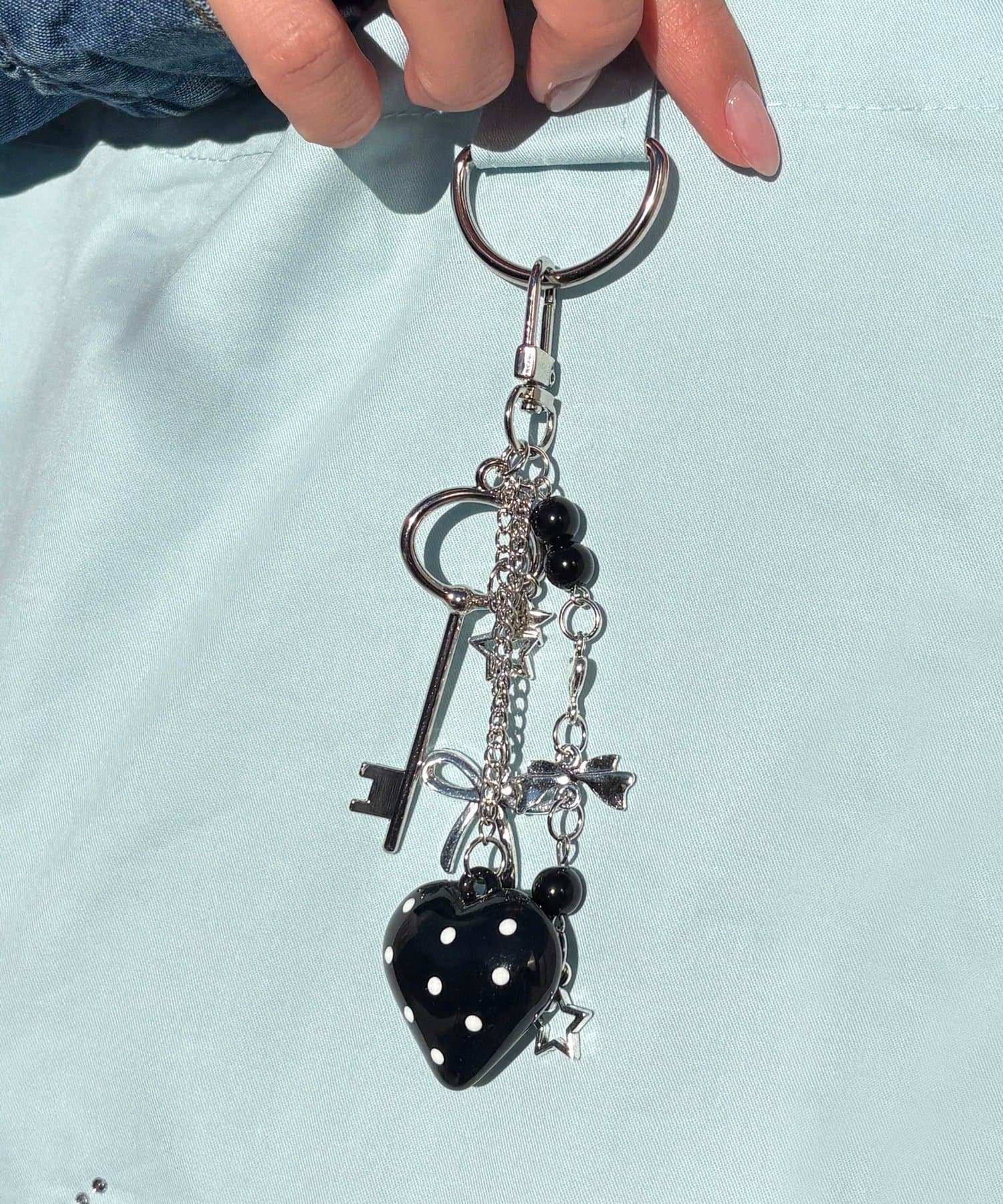 Lattice(ラティス) ドットハートチャーム