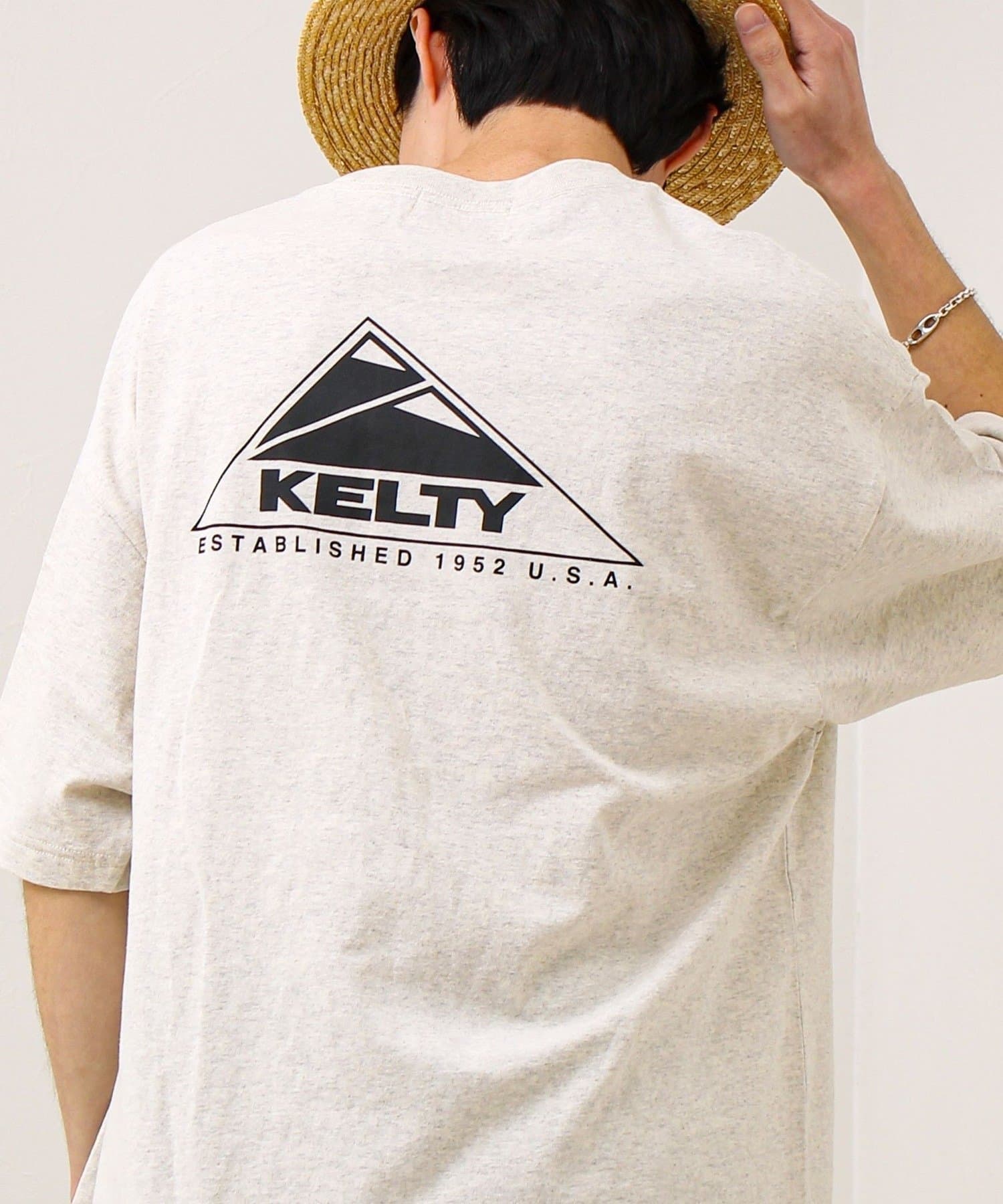 FREDY & GLOSTER(フレディ アンド グロスター) 【KELTY×GLOSTER】別注 バックロゴプリントT