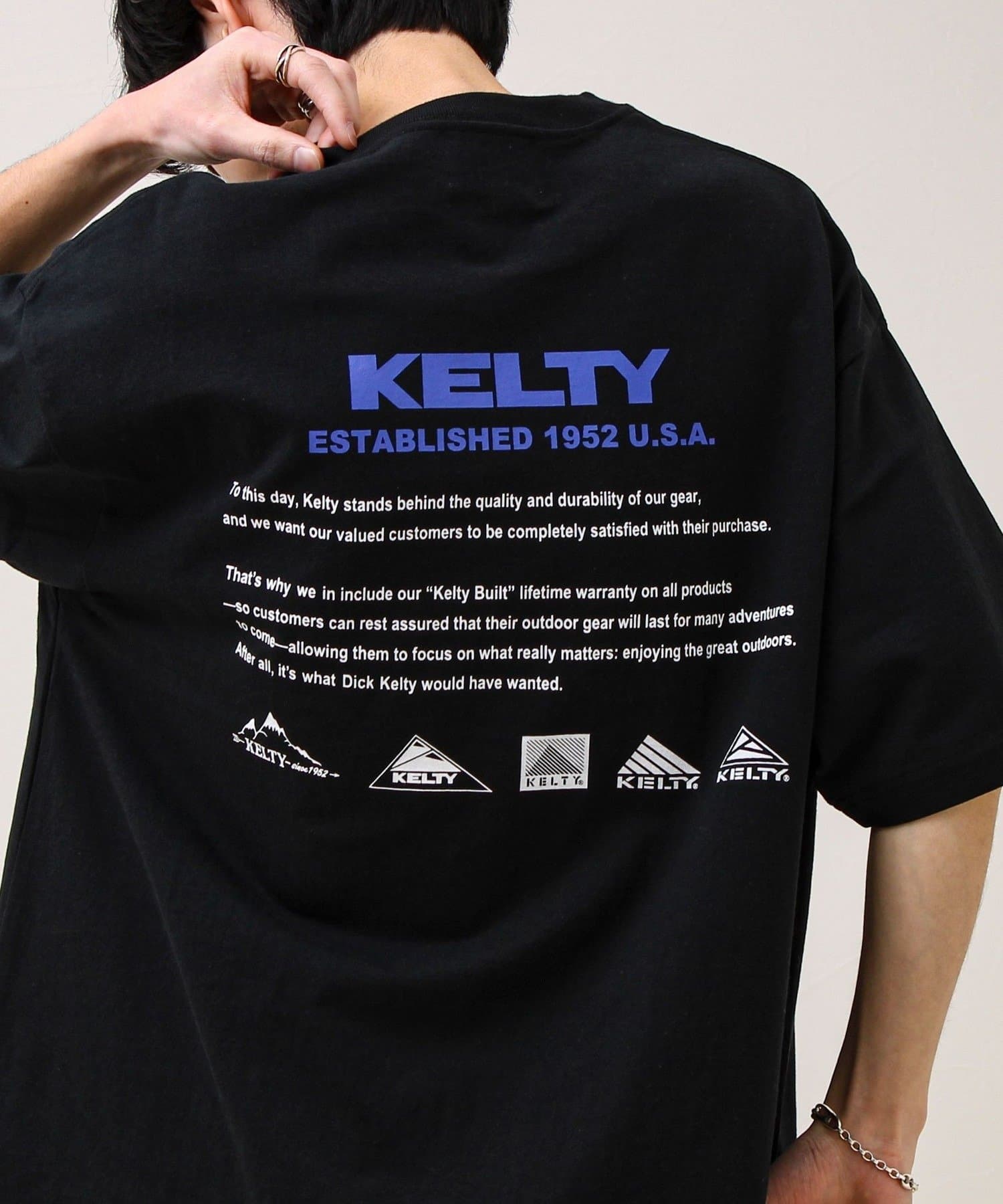 FREDY & GLOSTER(フレディ アンド グロスター) 【KELTY×GLOSTER】別注 バックヒストリーロゴT