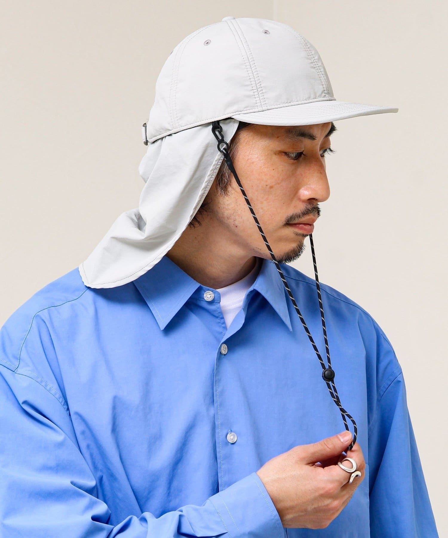 FREDY & GLOSTER(フレディ アンド グロスター) 【シェイド着脱で2WAY】NYLON SHADE CAP