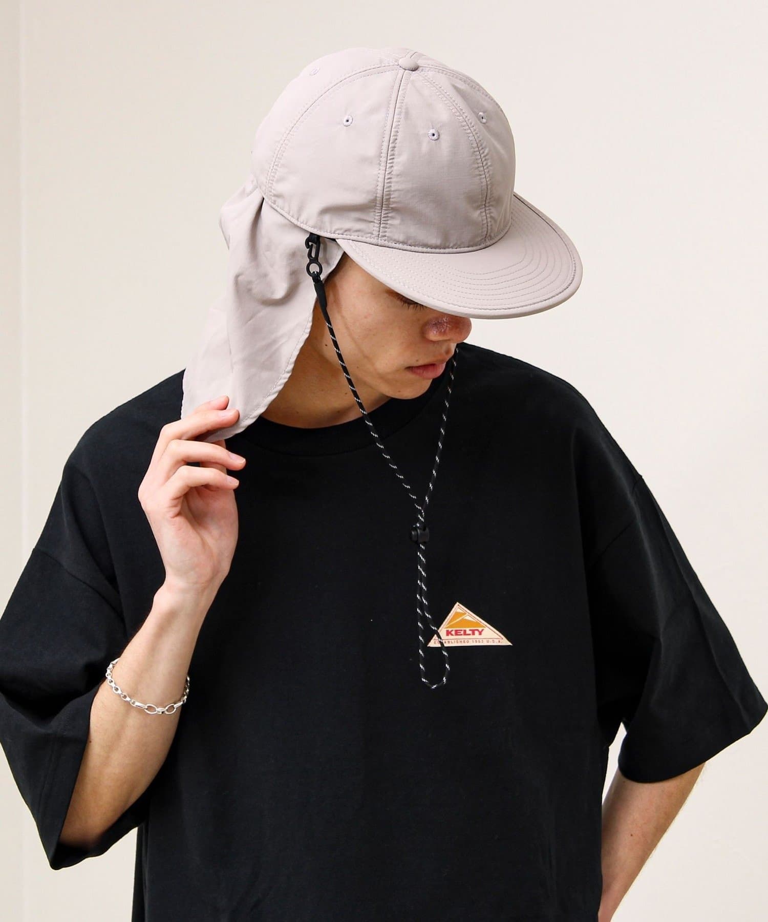 FREDY & GLOSTER(フレディ アンド グロスター) 【シェイド着脱で2WAY】NYLON SHADE CAP