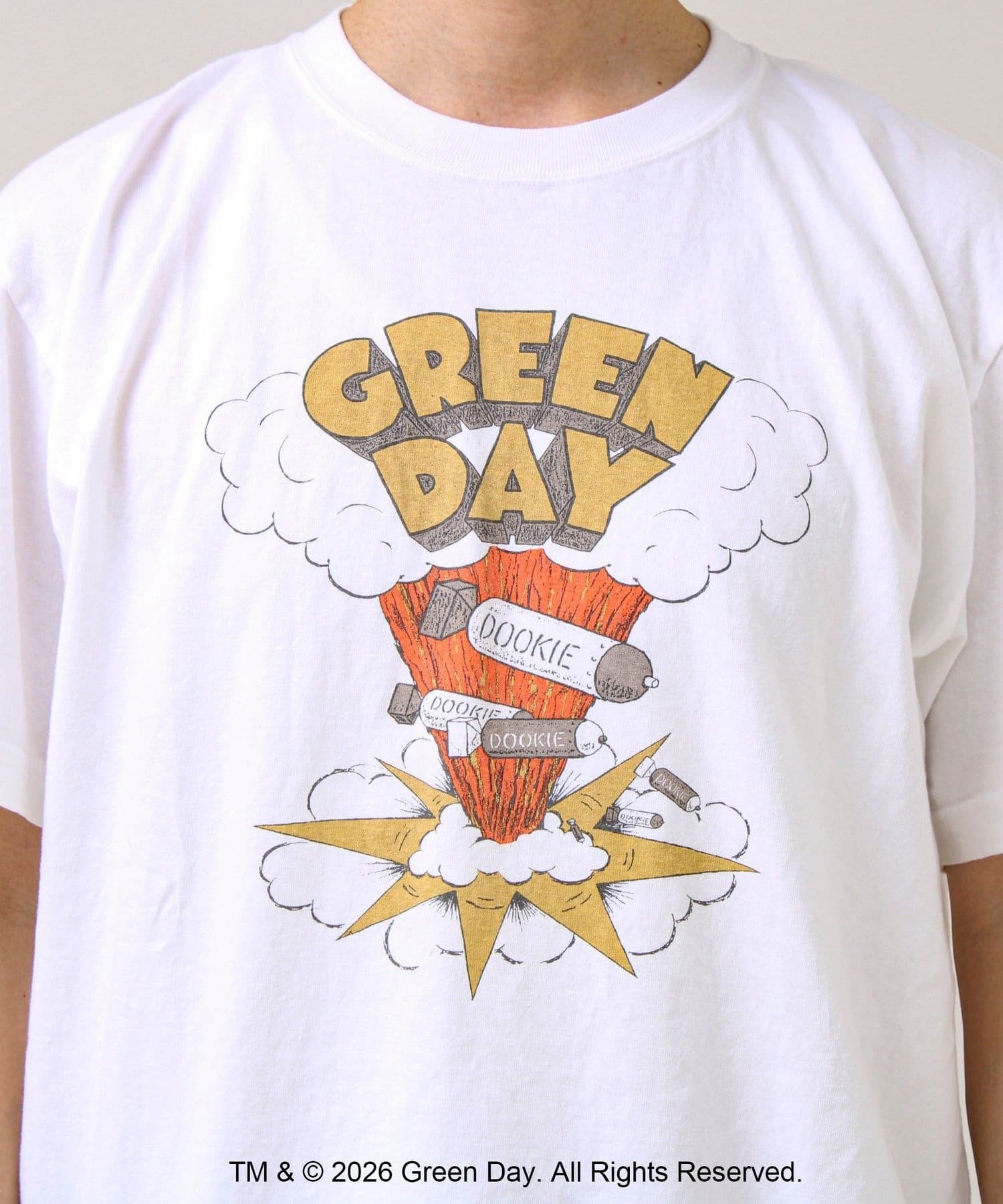 FREDY & GLOSTER(フレディ アンド グロスター) 【GOOD ROCK SPEED】別注 GREEN DAY プリントTシャツ