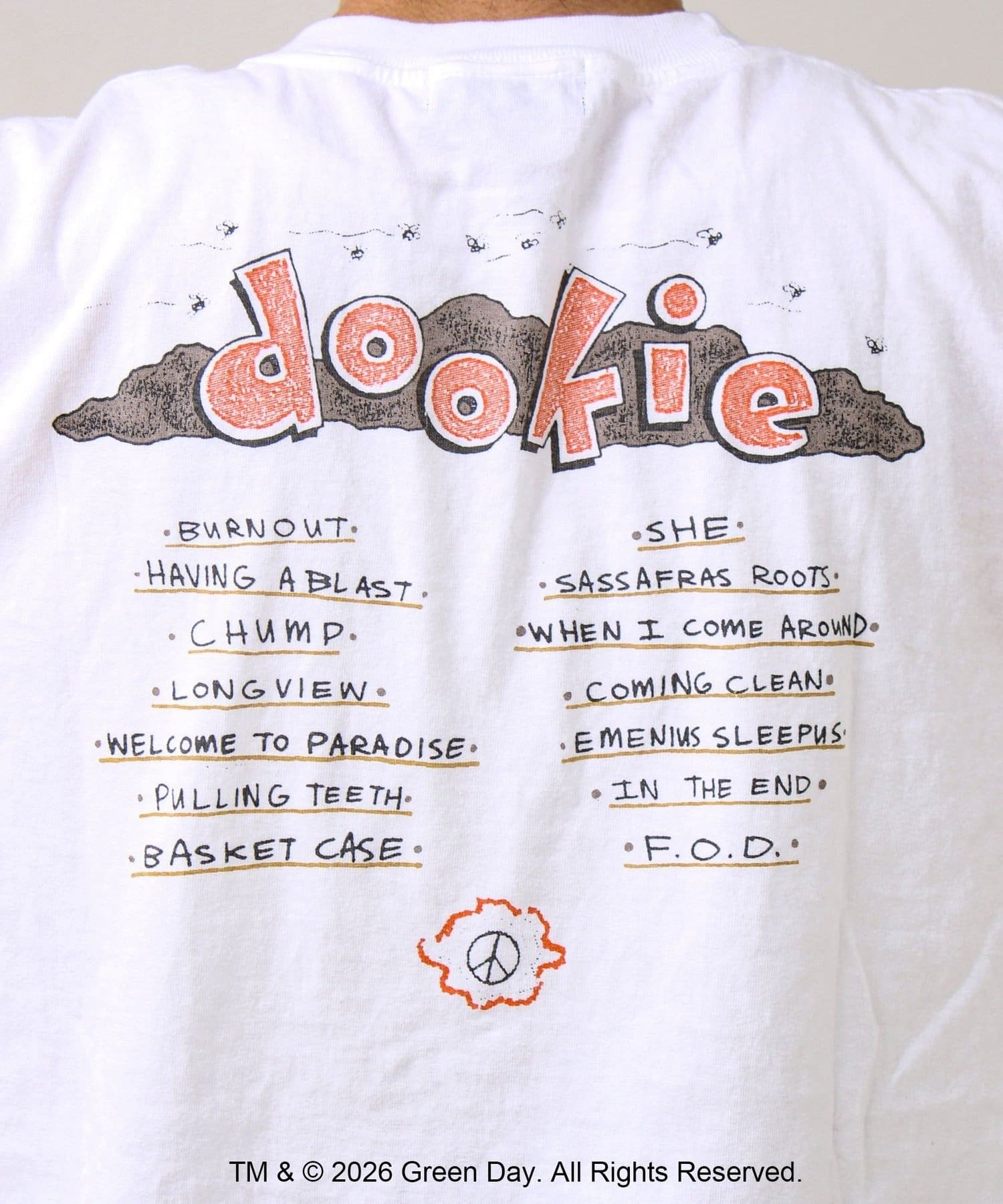 FREDY & GLOSTER(フレディ アンド グロスター) 【GOOD ROCK SPEED】別注 GREEN DAY プリントTシャツ