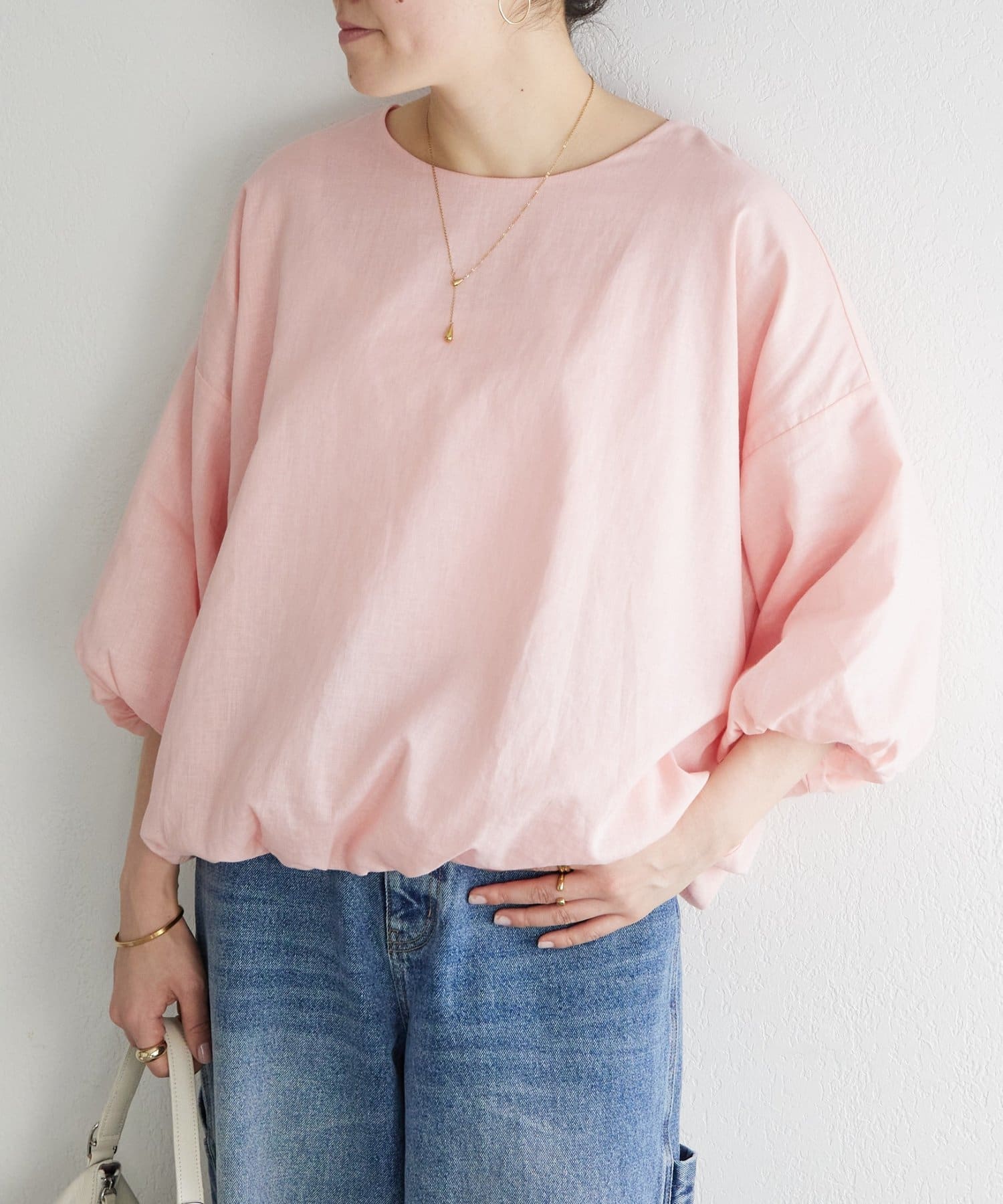 BEARDSLEY(ビアズリー) 《2/12(木)12：00予約開始》綿麻バルーンブラウス