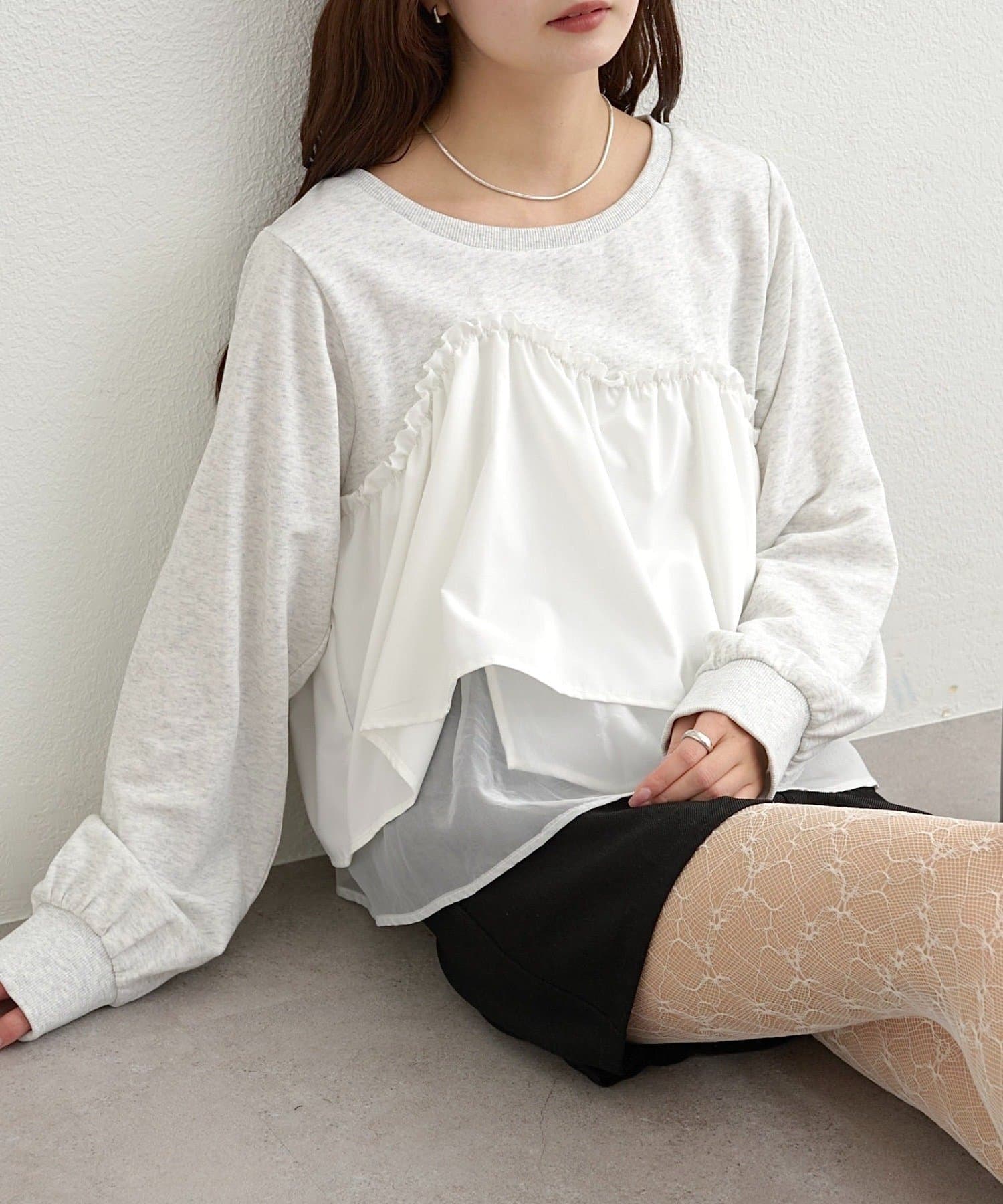 mystic(ミスティック) ビスチェドッキングスウェット