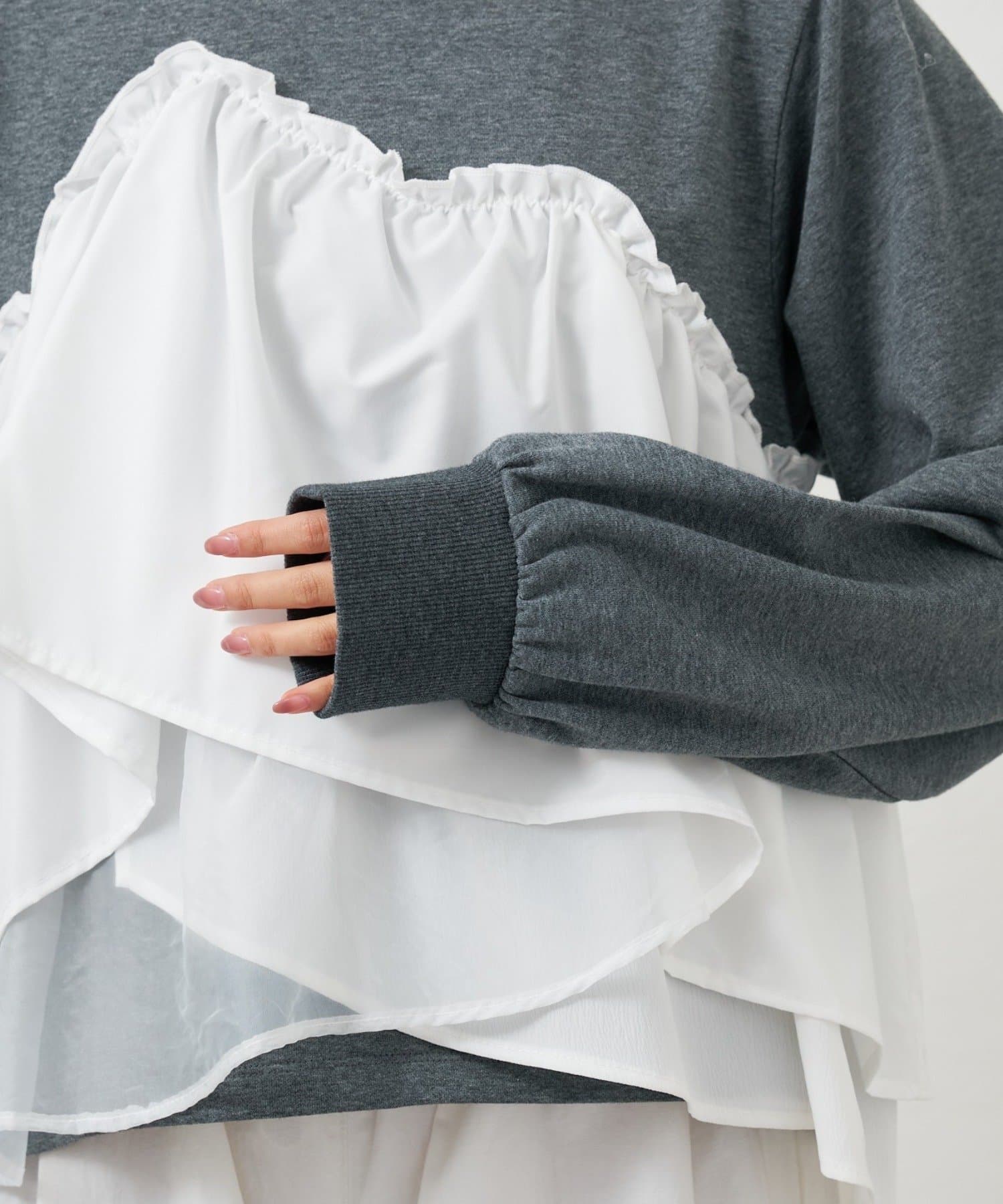 mystic(ミスティック) ビスチェドッキングスウェット