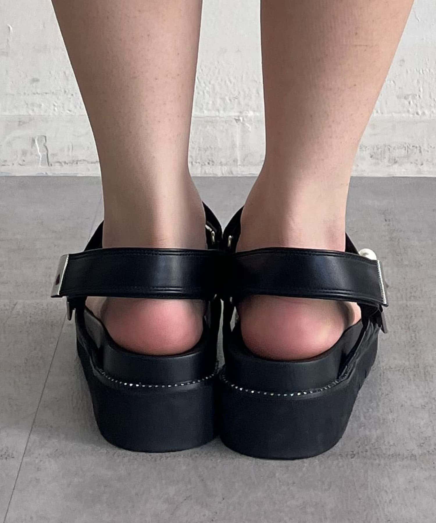 prose verse(プロズヴェール) ビジュトリムキルティングパールサンダル