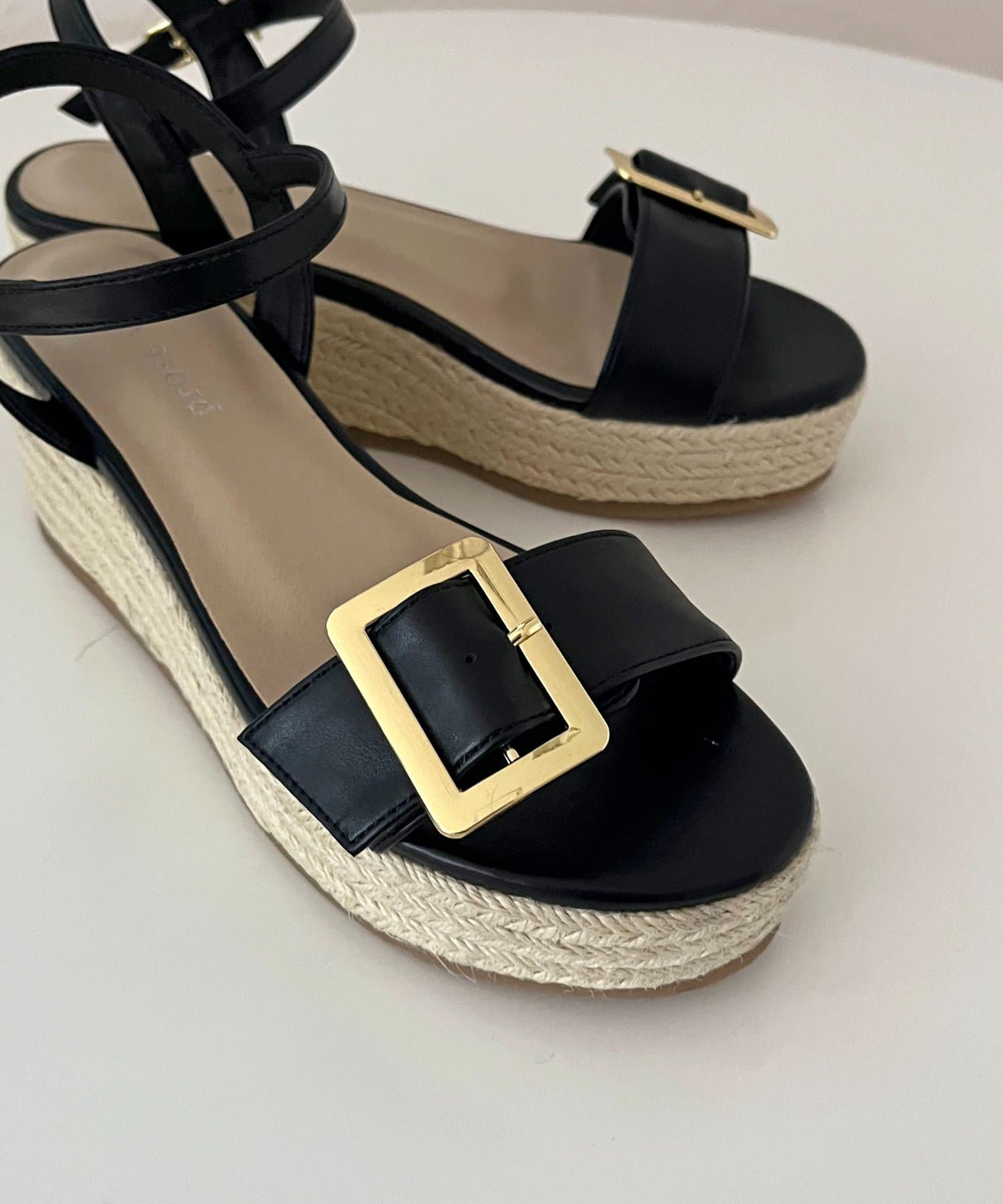 prose verse(プロズヴェール) バックルベルトジュート厚底サンダル