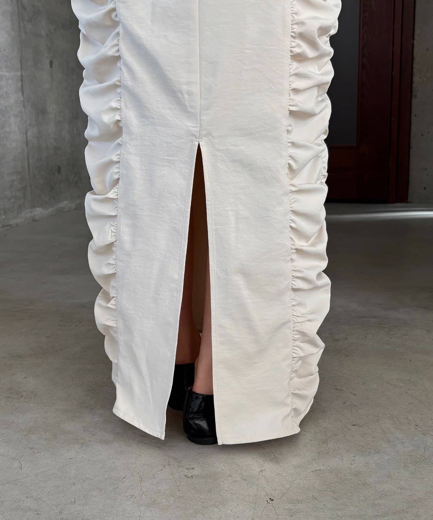 CAPRICIEUX LE'MAGE(カプリシュレマージュ) ギャザーキャミワンピース