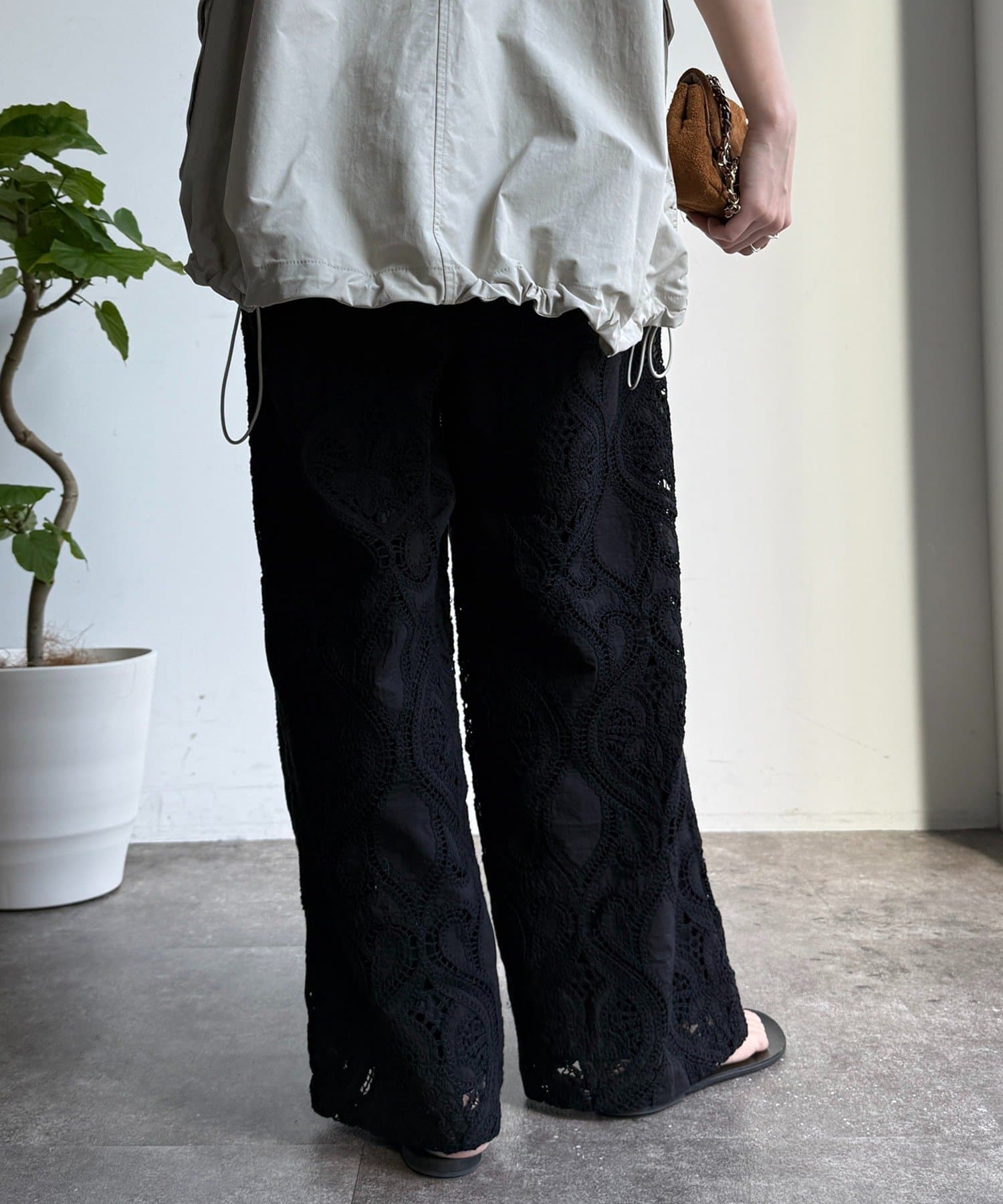 DOUDOU(ドゥドゥ) レースパンツ