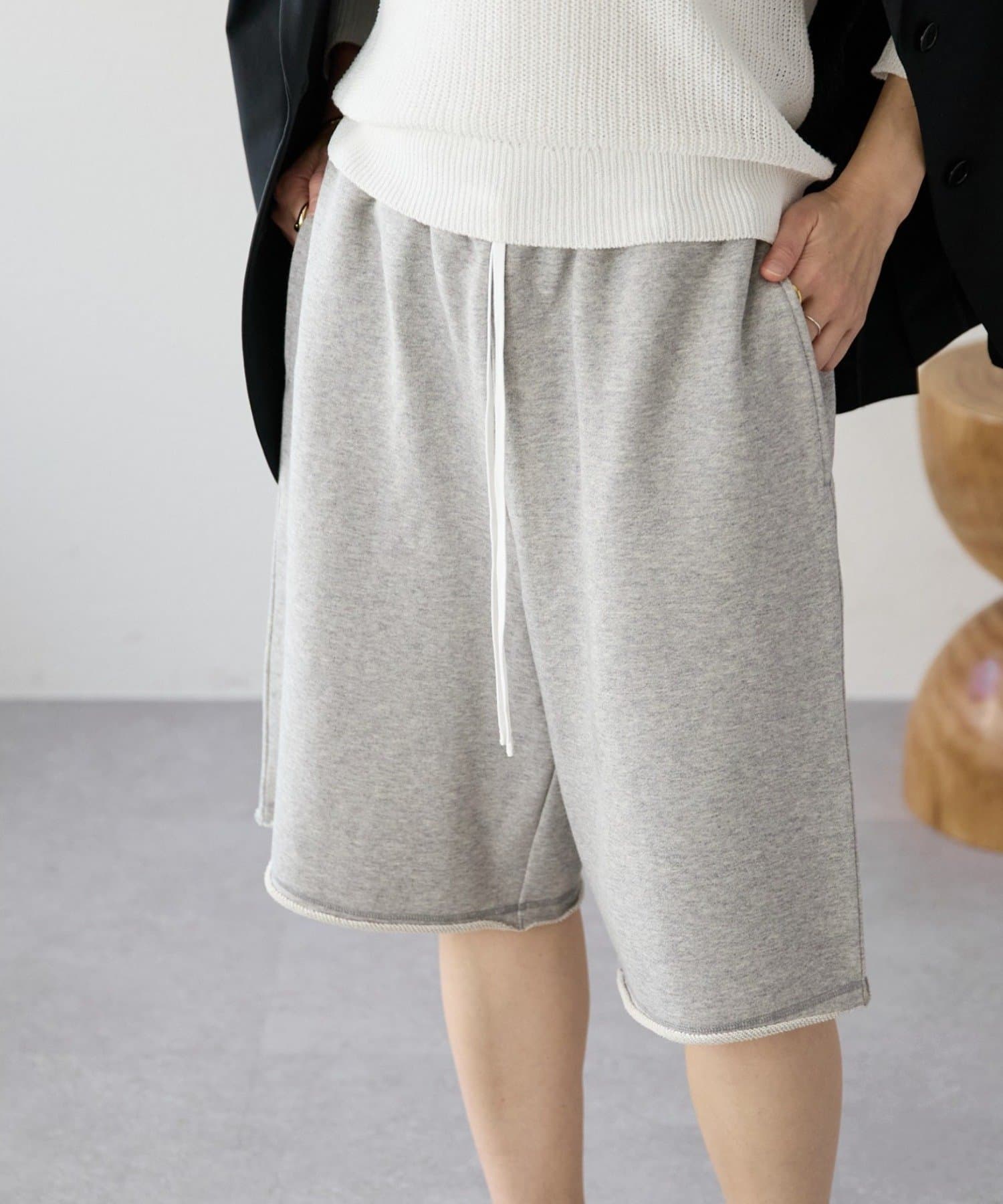 RIVE DROITE(リヴドロワ) 予約【イージーな履き心地】スエットハーフパンツ