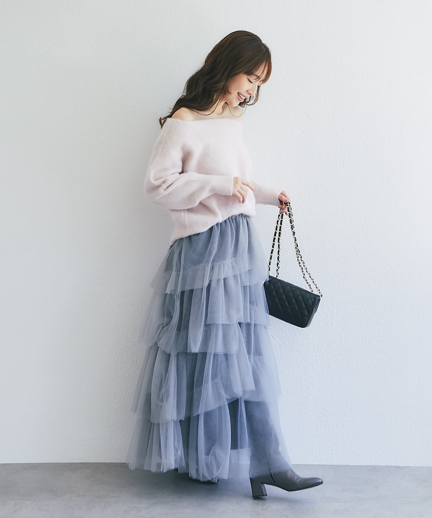 La boutique BonBon(ラブティックボンボン) 【オウレンティ】キルティングチェーンバッグ