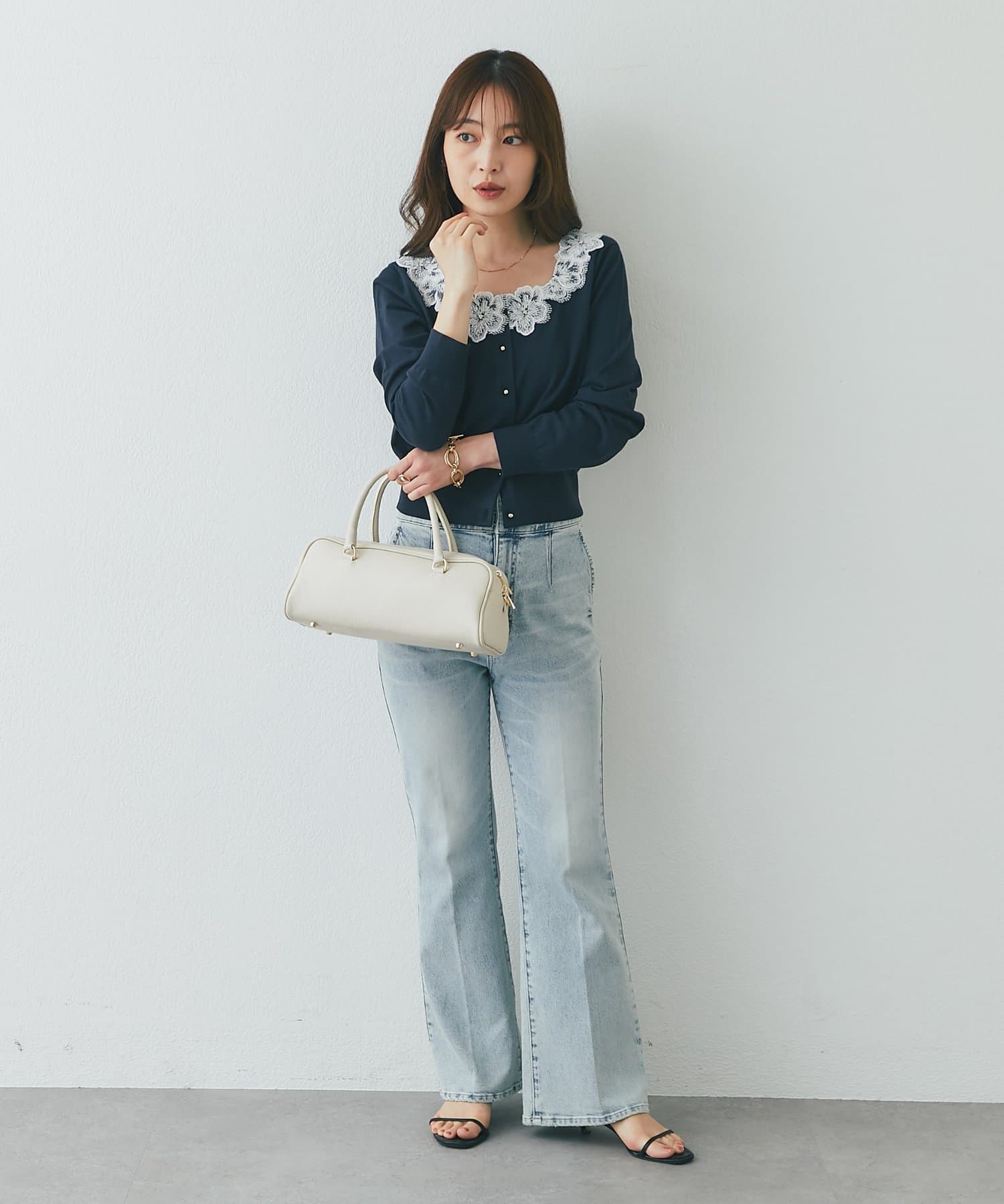 La boutique BonBon(ラブティックボンボン) 【オウレンティ】ダブルハンドルバッグ