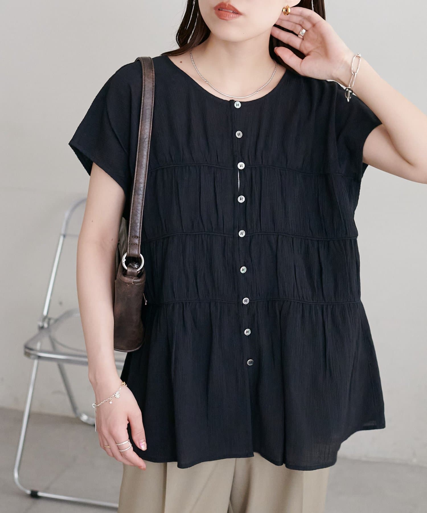 DISCOAT(ディスコート) ヨウリュウギャザーフレンチ