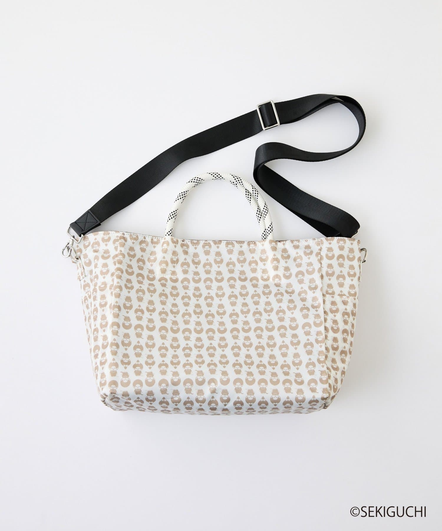 CIAOPANIC TYPY(チャオパニックティピー) :【モンチッチ】撥水ナイロンリバーシブル2WAYショルダーBAG