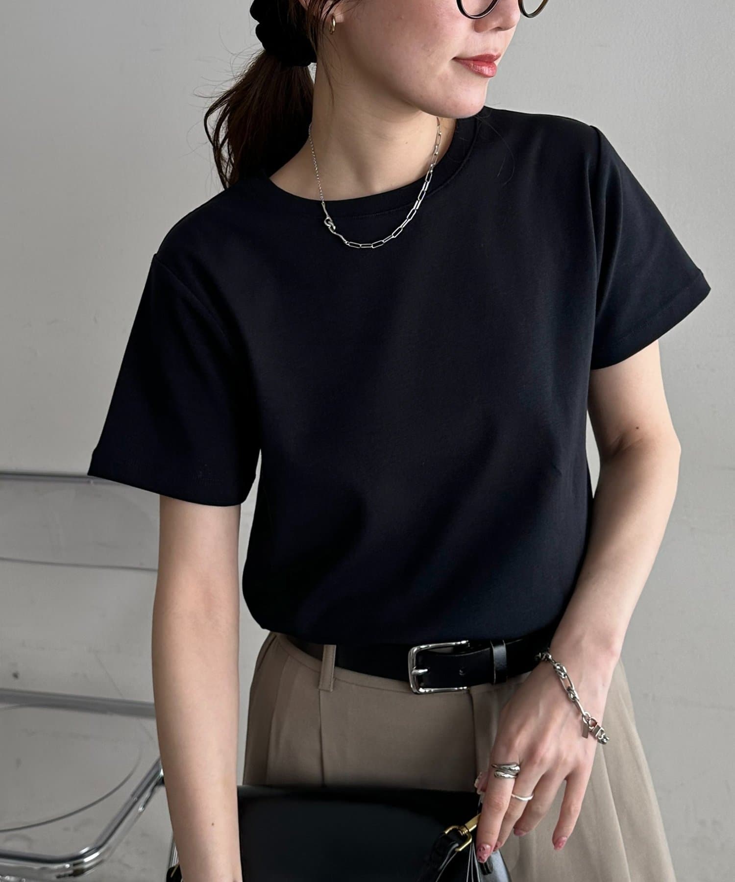 DISCOAT(ディスコート) 【接触冷感/汗染み防止】コンパクトTシャツ