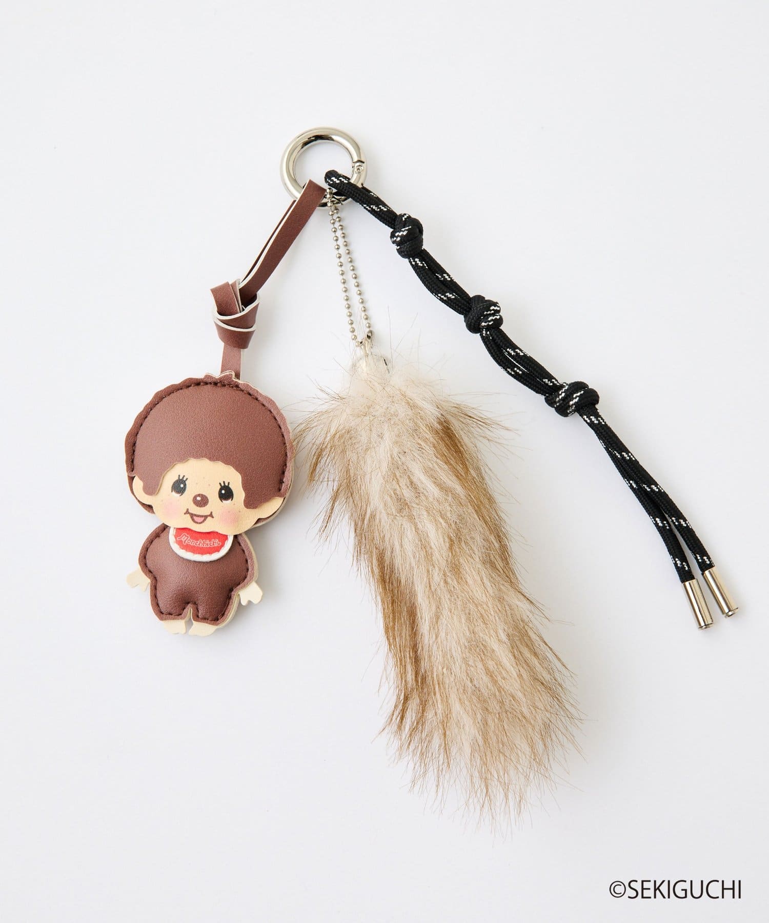 CIAOPANIC TYPY(チャオパニックティピー) 【モンチッチ】アソート柄合皮×ファーチャーム