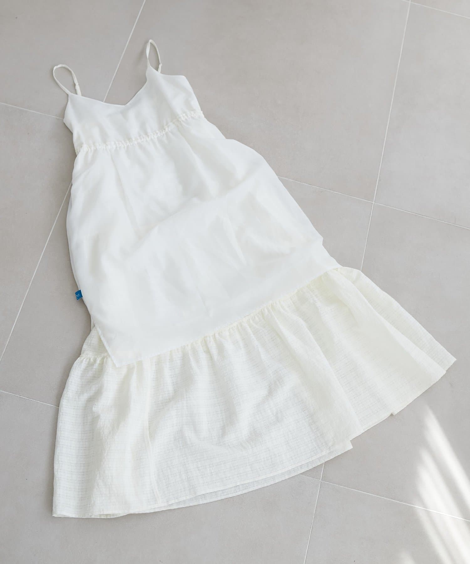 DISCOAT(ディスコート) 【marusara】シアーチェックティアードワンピース