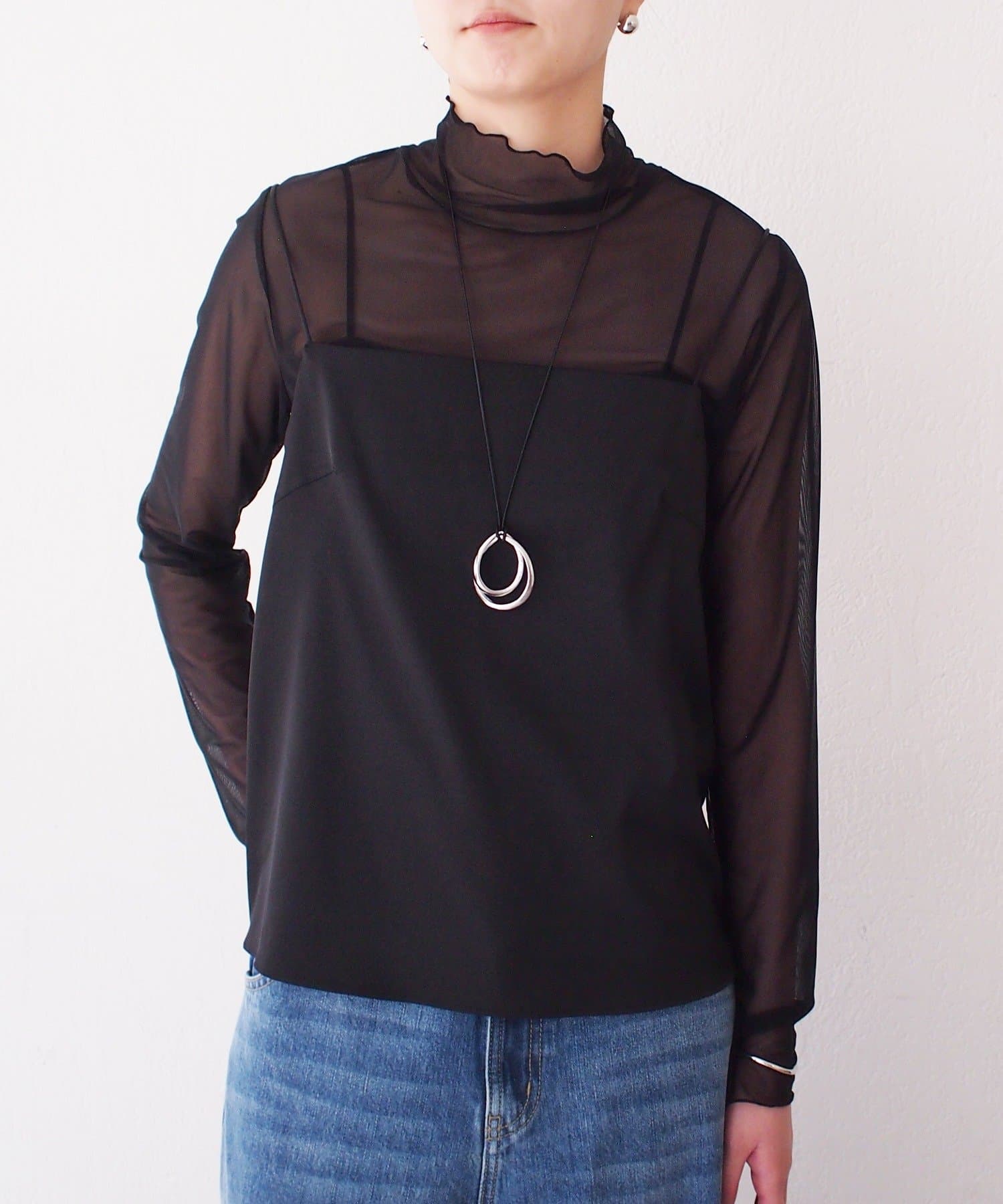 LOUNGEDRESS(ラウンジドレス) 【Atelier N5/アトリエヌメロサンク】サテンキャミ