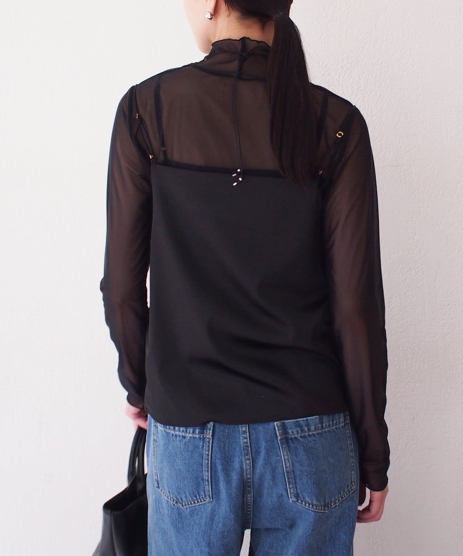 LOUNGEDRESS(ラウンジドレス) 【Atelier N5/アトリエヌメロサンク】サテンキャミ