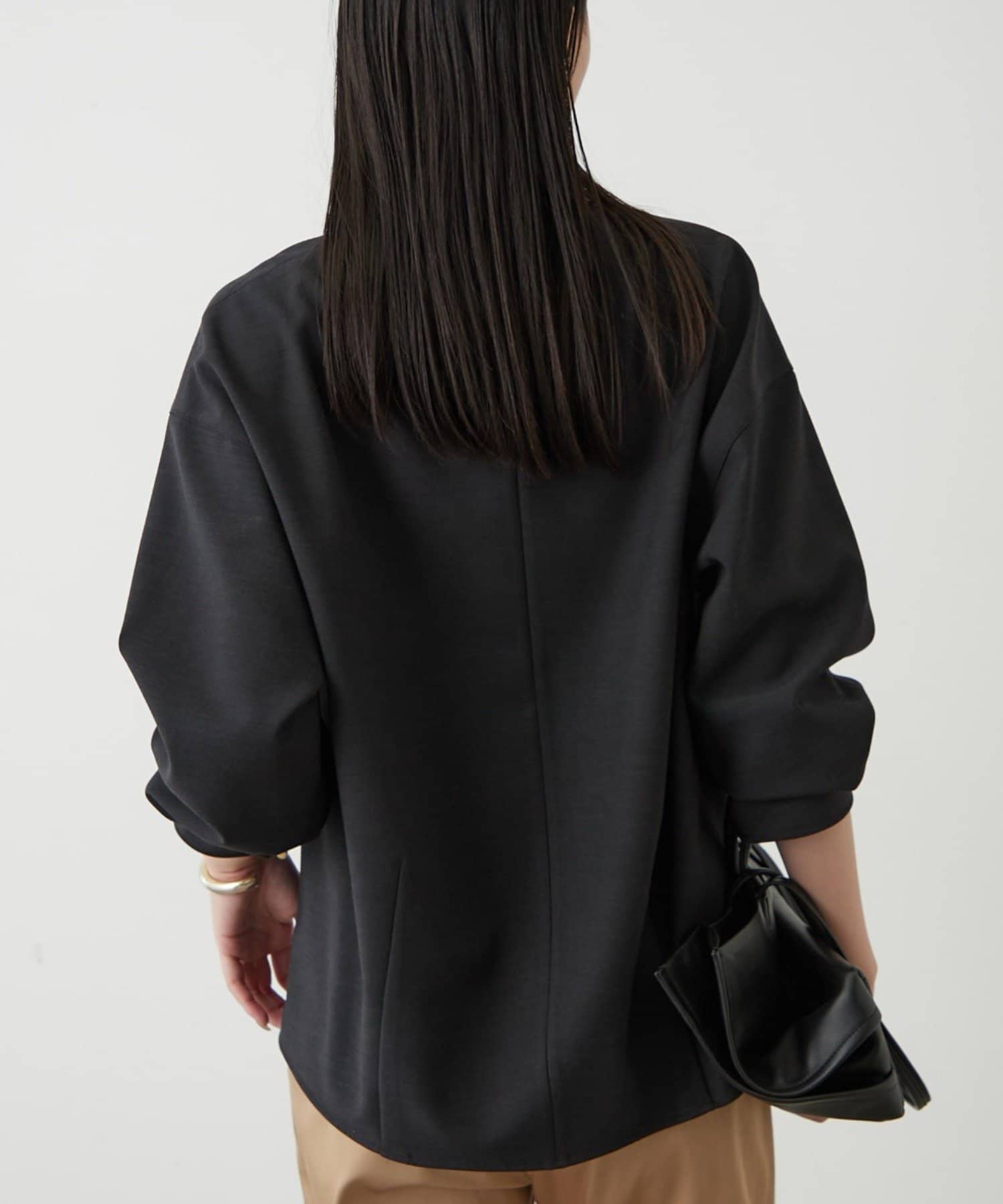 LOUNGEDRESS(ラウンジドレス) ダブルクロスVブラウス