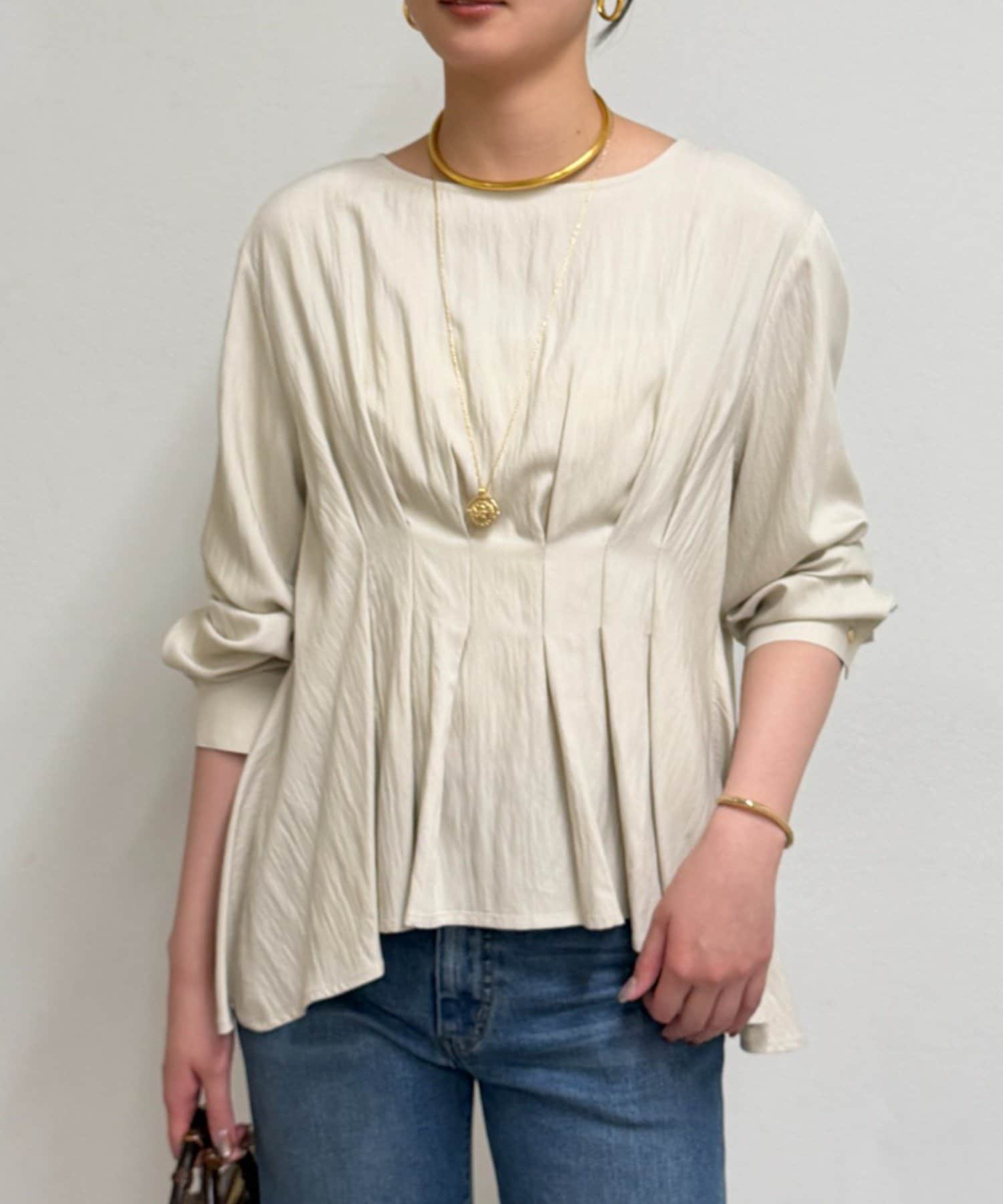 LOUNGEDRESS(ラウンジドレス) Aラインペプラムブラウス