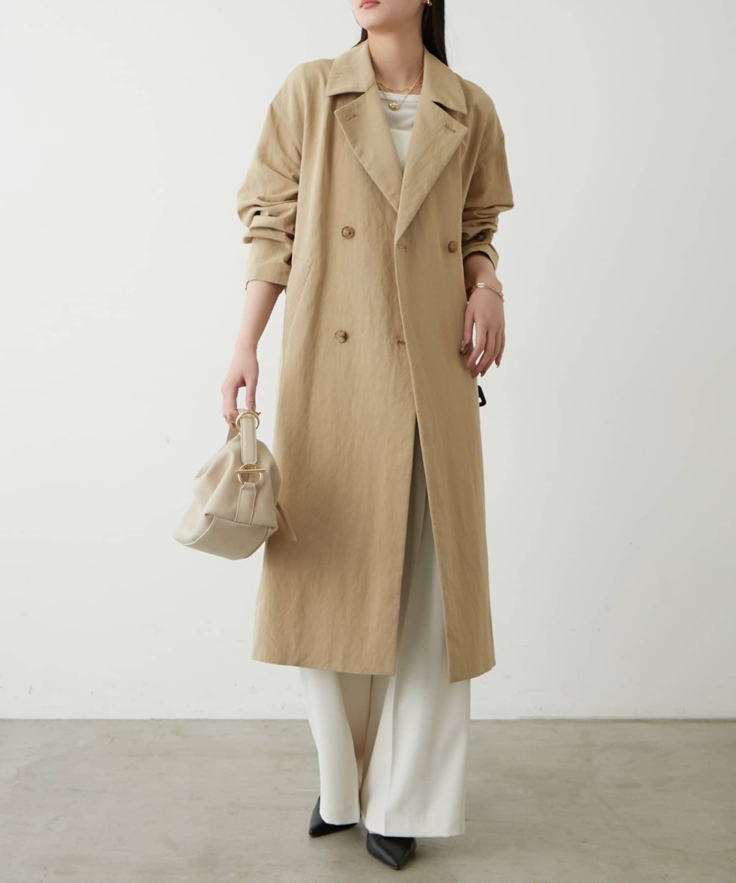 LOUNGEDRESS(ラウンジドレス) タフタトレンチコート