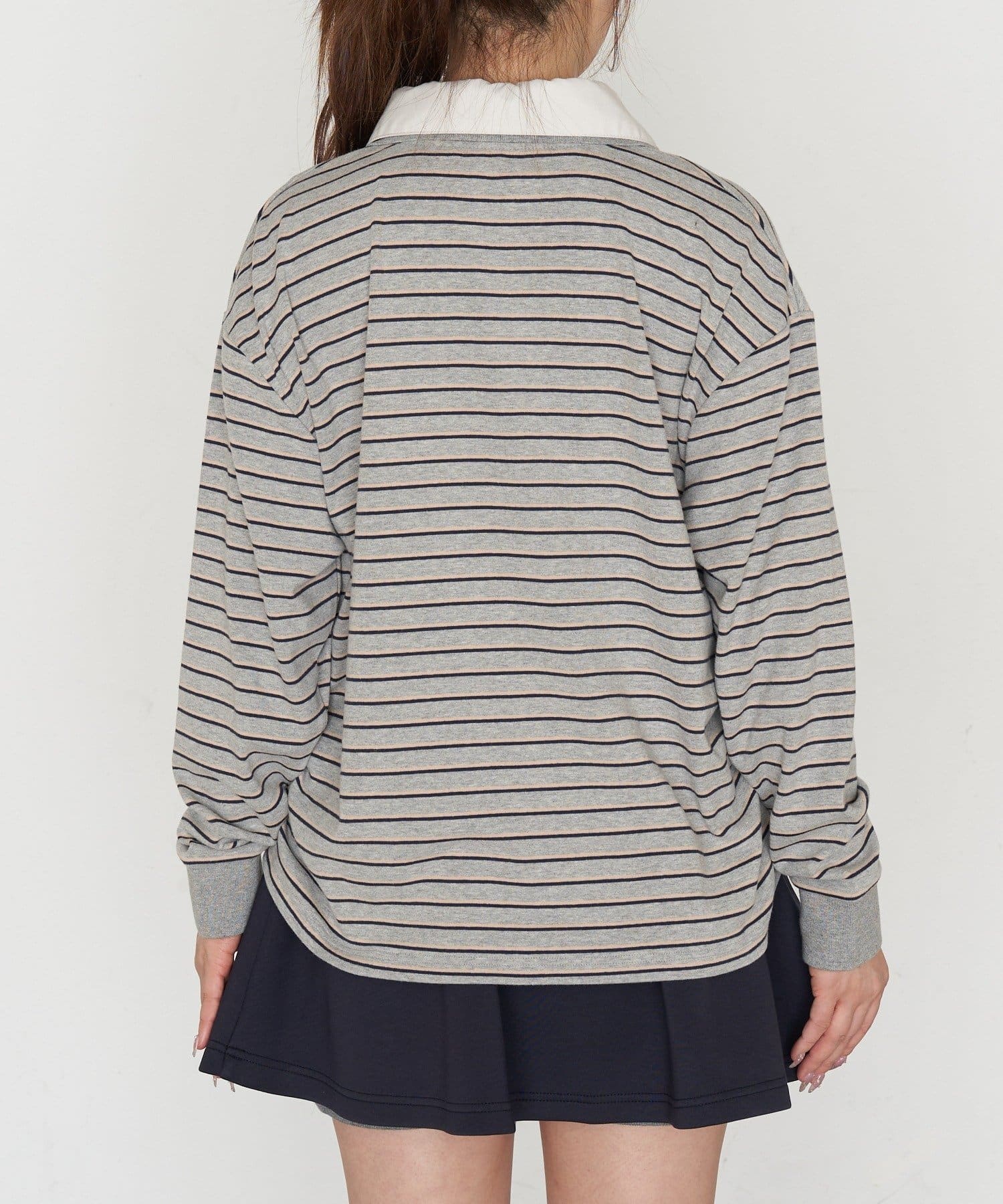 RAY CASSIN(レイカズン) ボーダーポロTシャツ