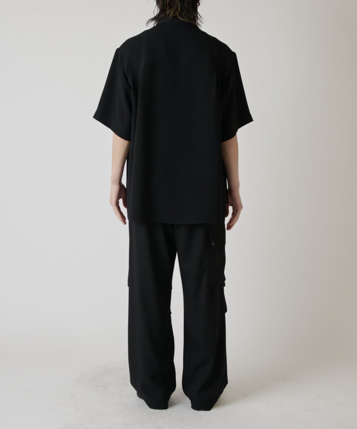 Lui's(ルイス) 【CULLNI for Lui's】クレリック半袖ZIPシャツジャケット