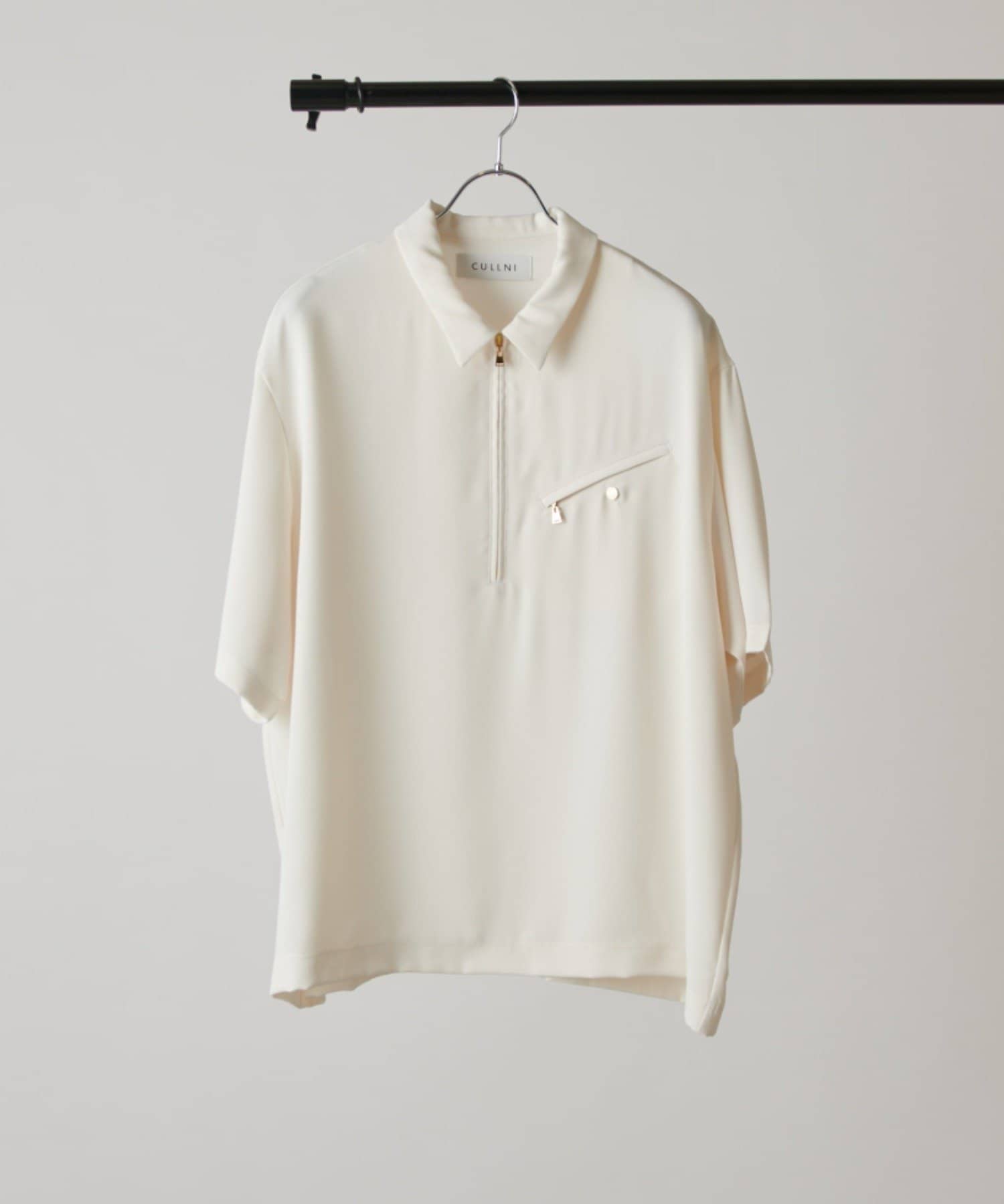 Lui's(ルイス) 【CULLNI exclusive for Lui's】ハーフジップ半袖ポロ