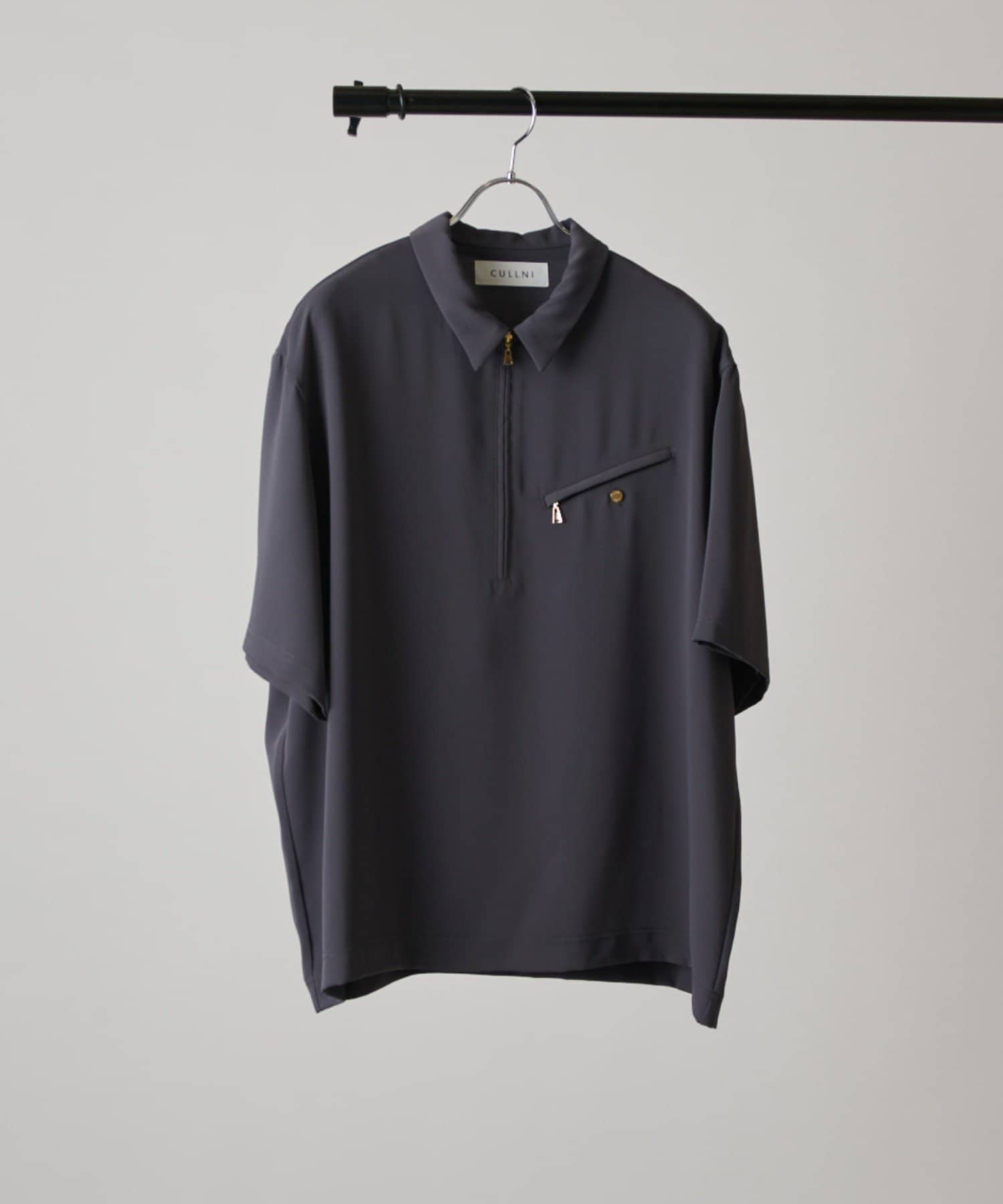 Lui's(ルイス) 【CULLNI exclusive for Lui's】ハーフジップ半袖ポロ