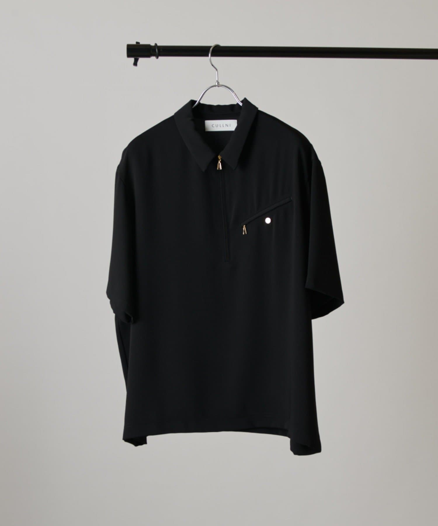 Lui's(ルイス) 【CULLNI exclusive for Lui's】ハーフジップ半袖ポロ